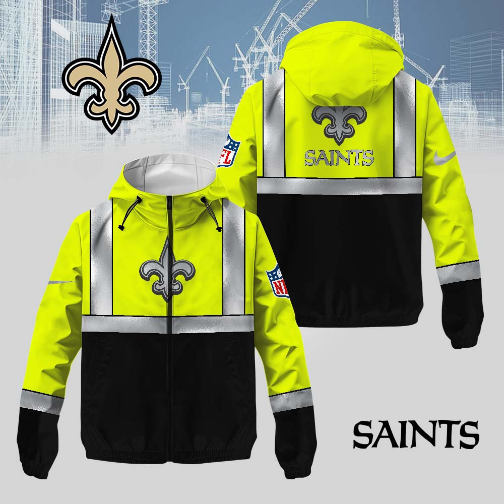 New Orleans Saints | Premium NFL Safety Windbreaker Jacket MM