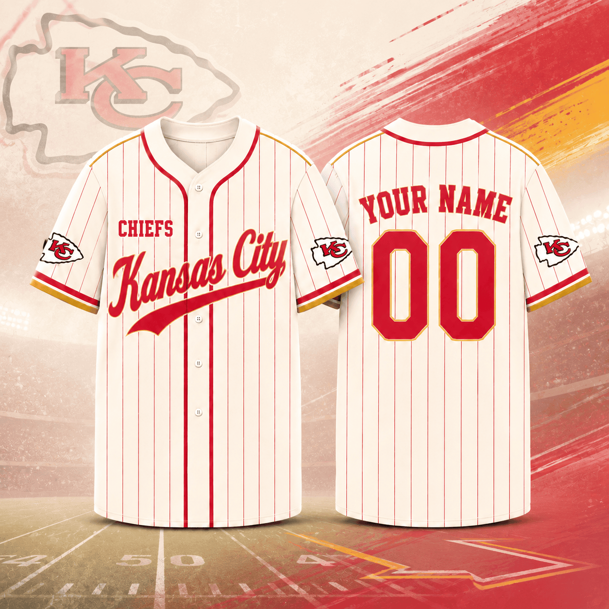 Kansas City Chiefs | Premium NFL Personalized Game Day Jersey NNK