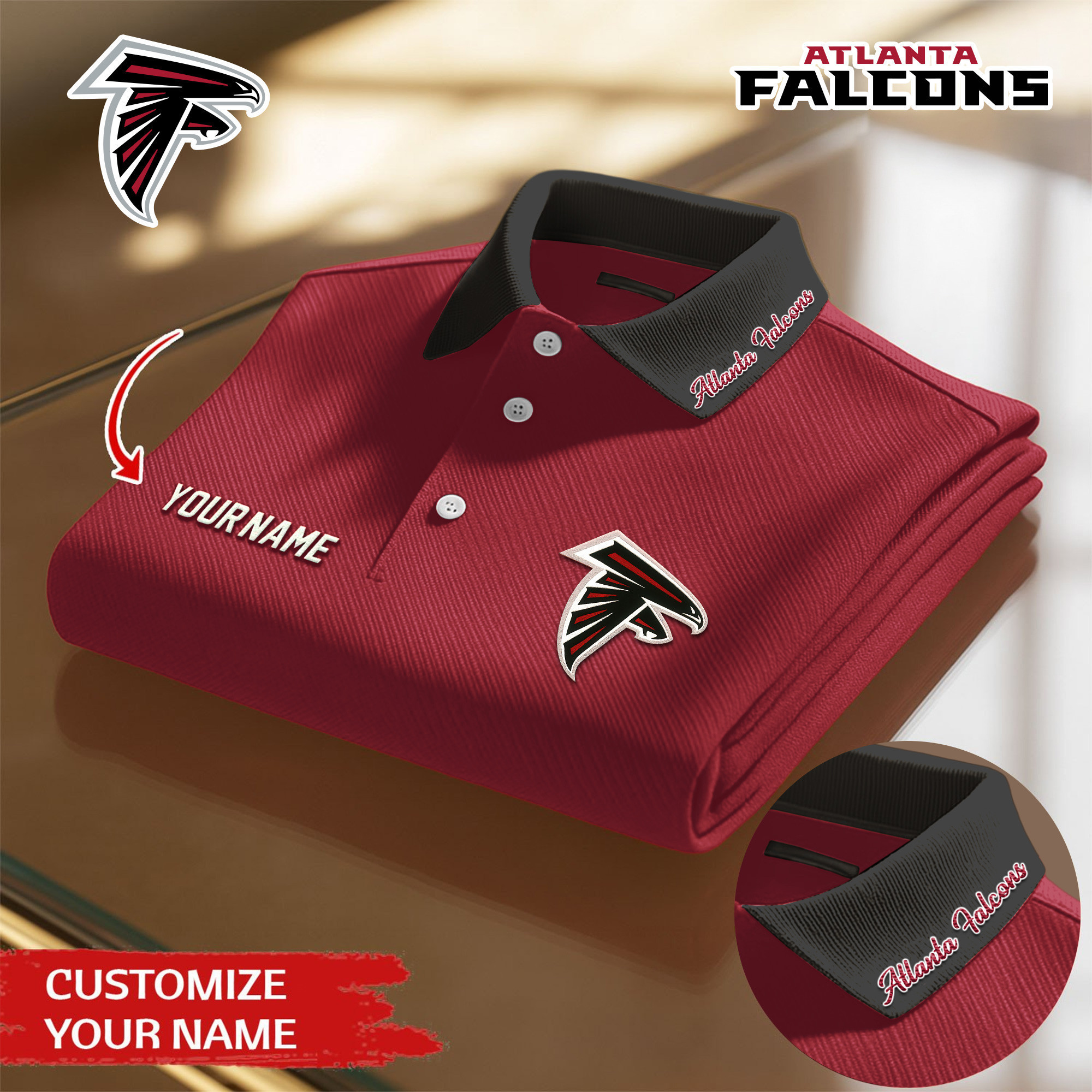 Atlanta Falcons | Premium NFL Polo Shirt TD