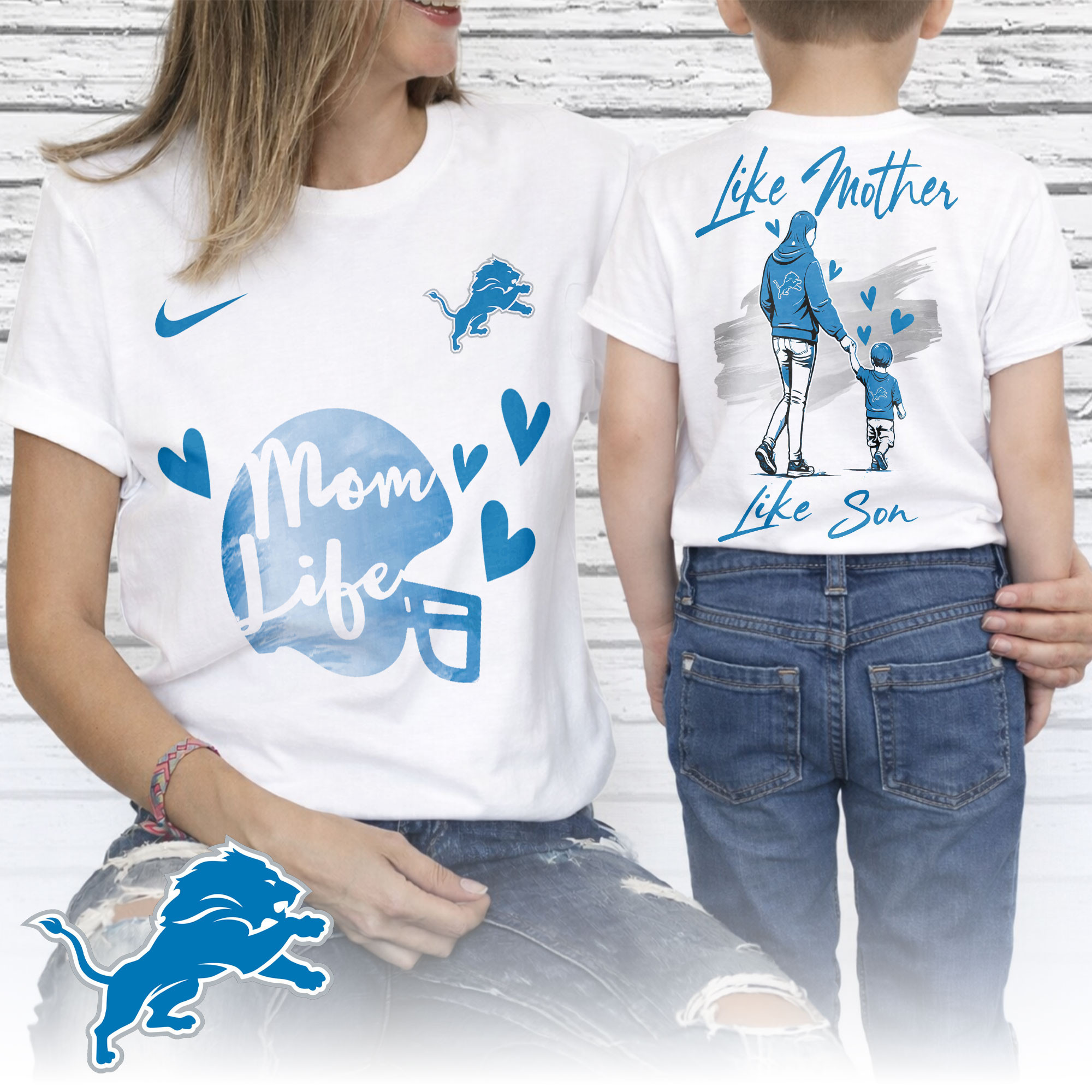 Detroit Lions | Premium NFL Like Mother Like Son 3D Shirt NP