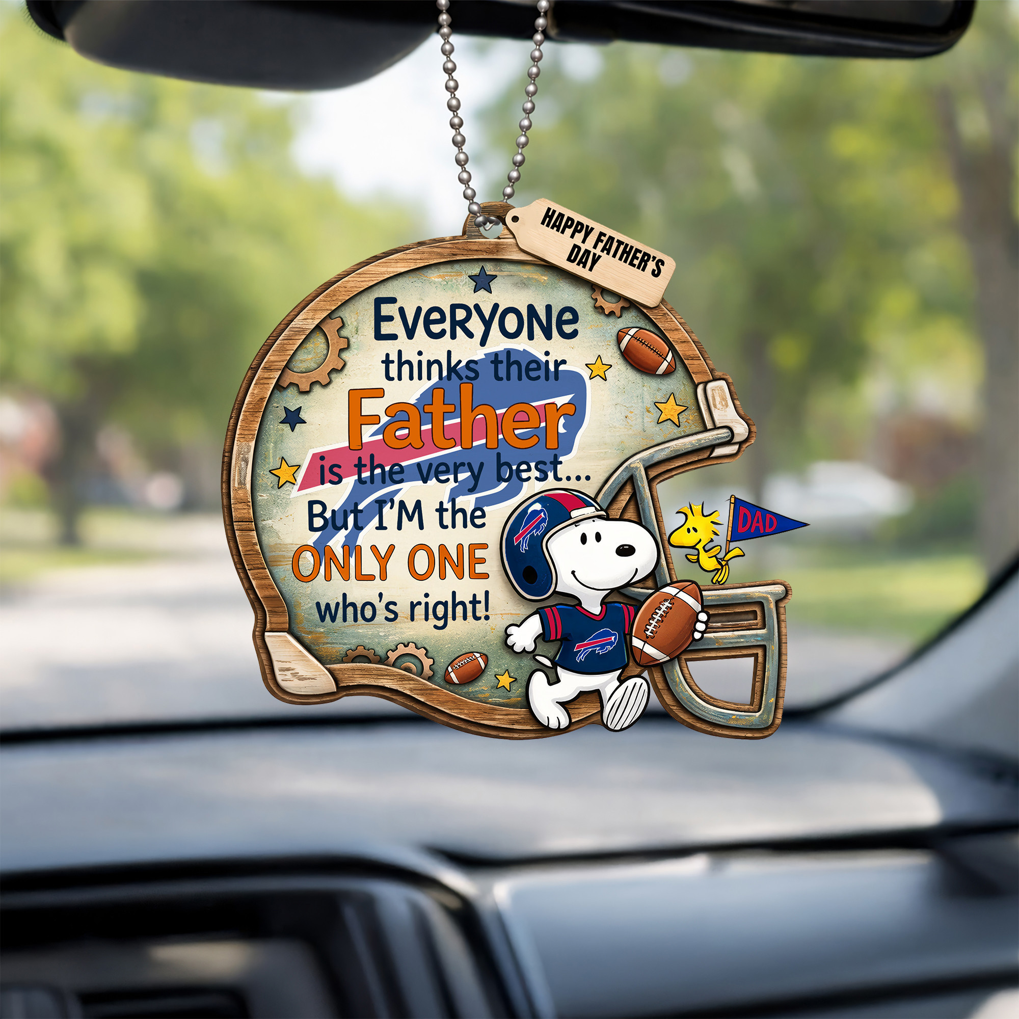 Buffalo Bills | Premium NFL Father Day Car Hanging Ornament HY