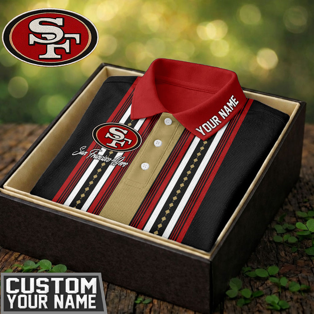 San Francisco 49ers | Premium NFL Legacy Sport Custom Polo TD