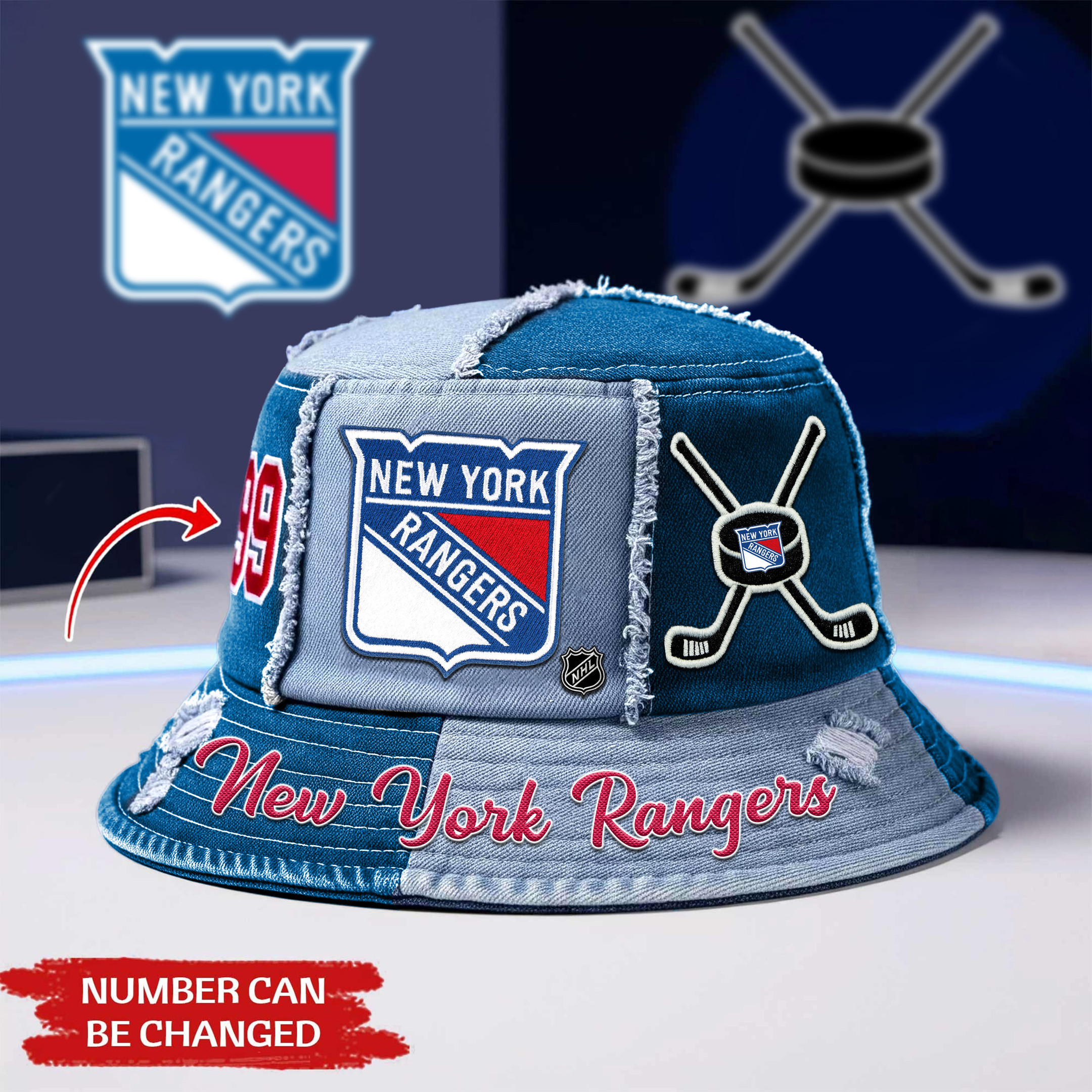 New York Rangers | Premium NHL Bucket Hat TD