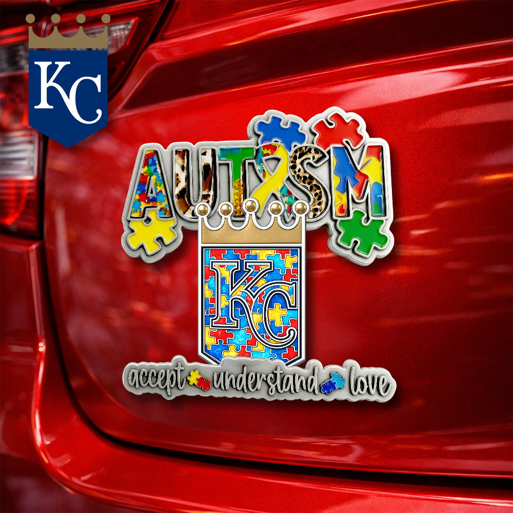 Kansas City Royals | Premium MLB Autism Awareness Car Name Badge HY