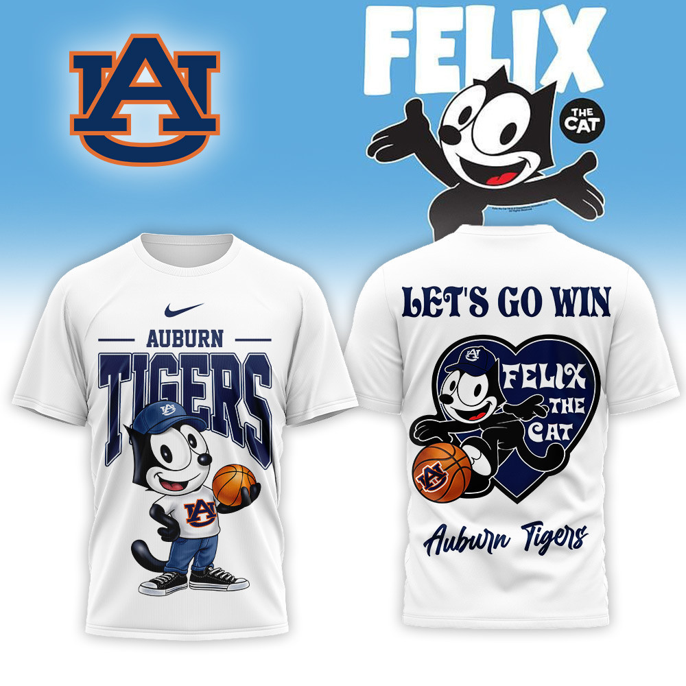 Auburn Tigers | Premium NCAA Hoop Felix Classic 3D Shirt NTH1