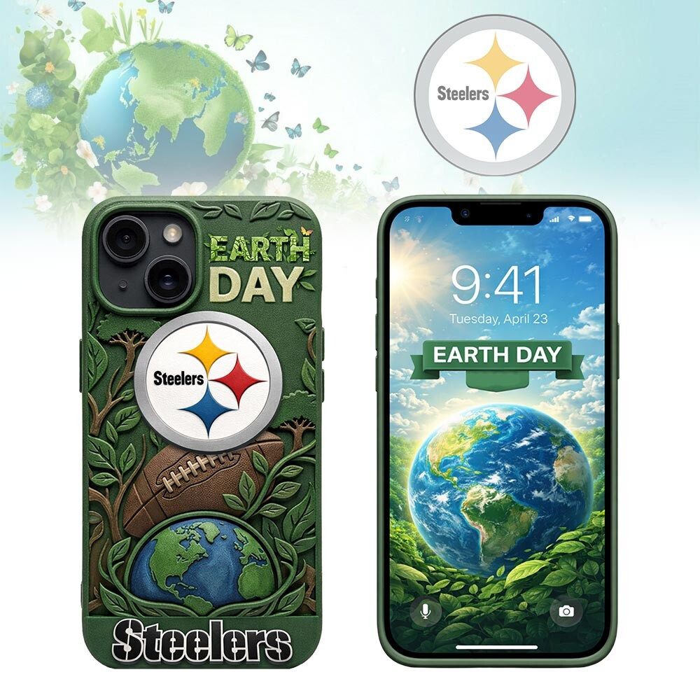 Pittsburgh Steelers | Premium NFL Earth Day Phonecase HY