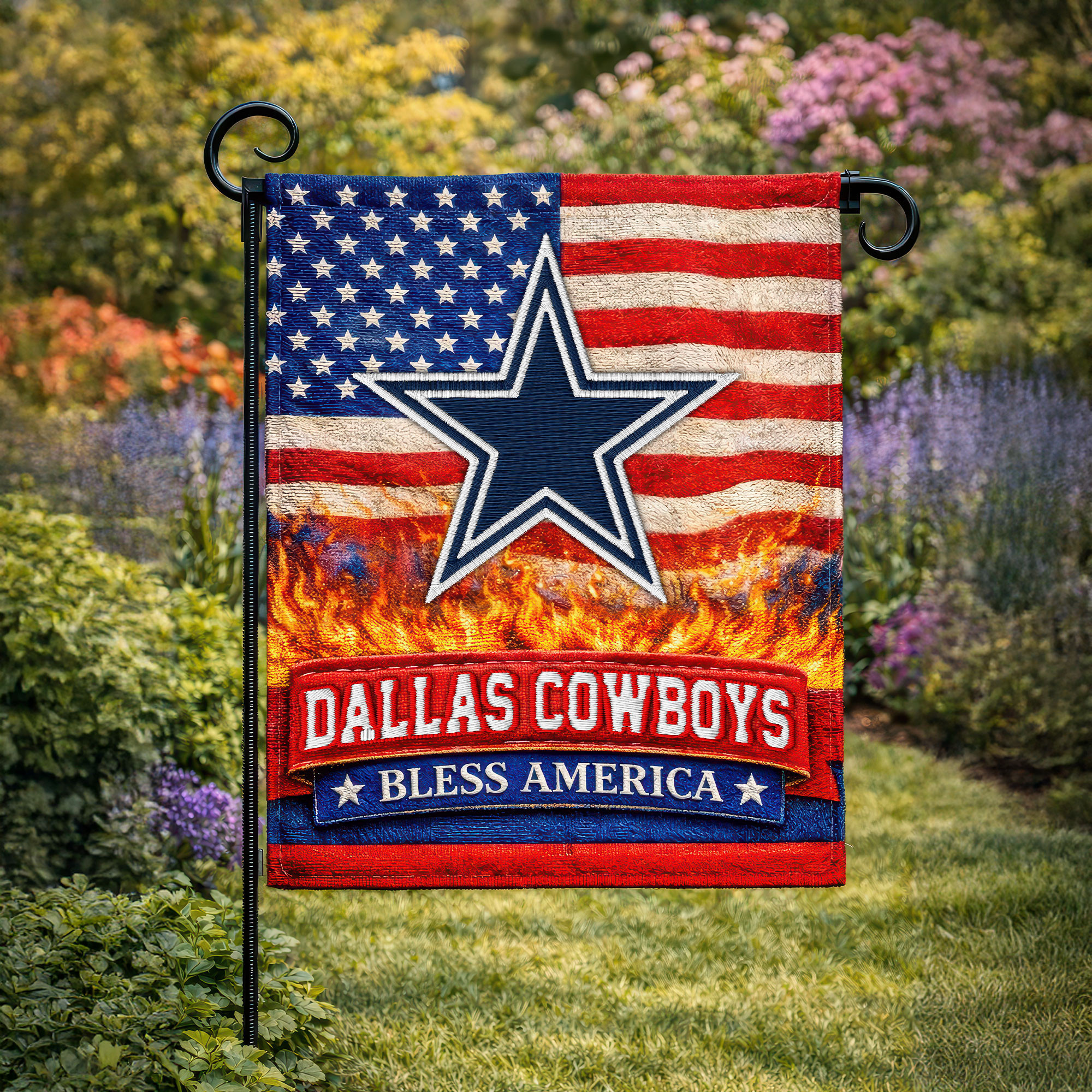 Dallas Cowboys | Premium NFL 250 Years Of America Freedom Flag NY