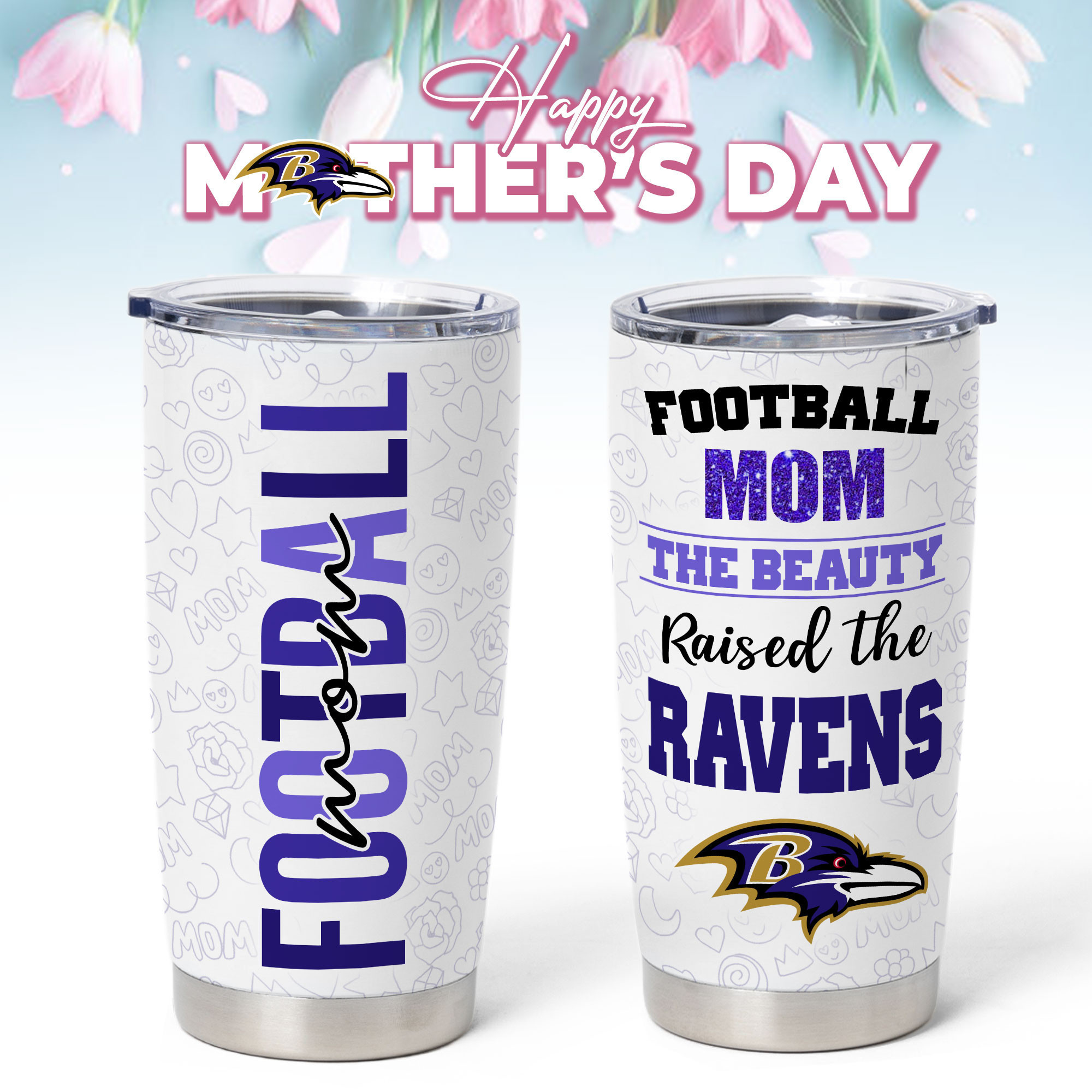 Baltimore Ravens | Premium NFL Mother Day Tumbler NP