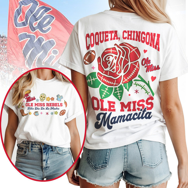 Ole Miss Rebels | Premium NCAA Dia De La Madre 3D T-Shirt HY