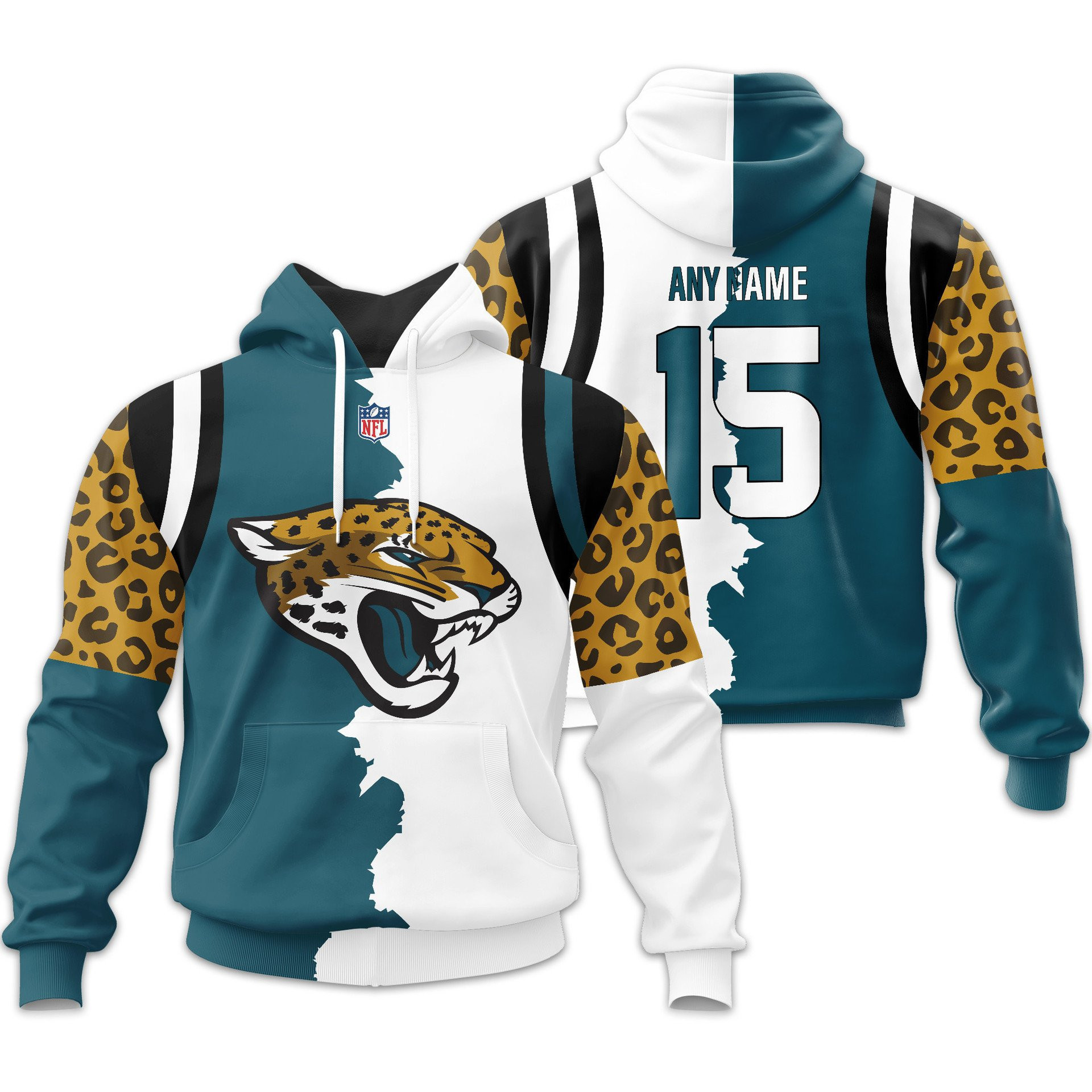 Jacksonville Jaguars | Premium NFL Home Mix Away Hoodie TD