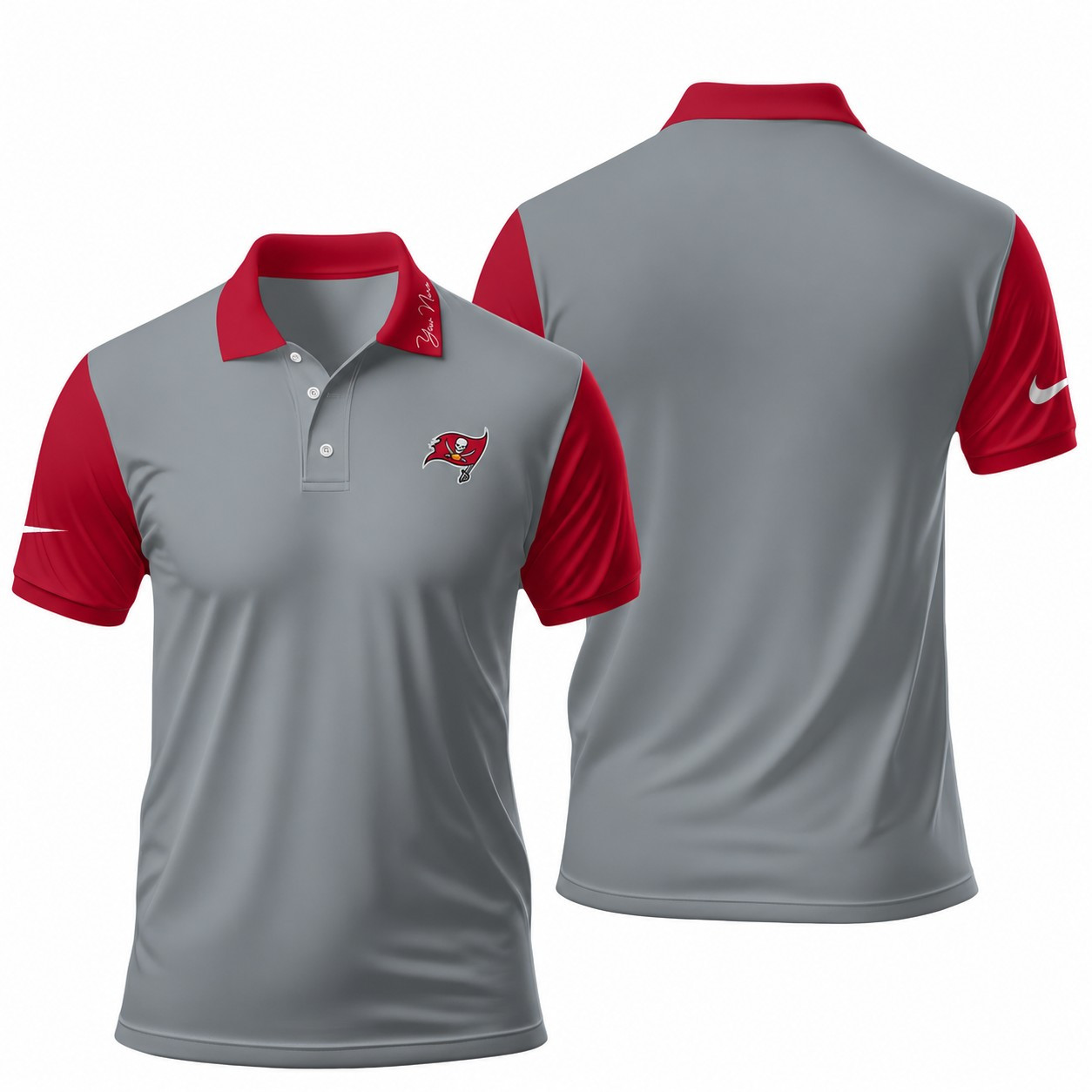 Tampa Bay Buccaneers | Premium NFL Touchdown Custom Polo NTH1