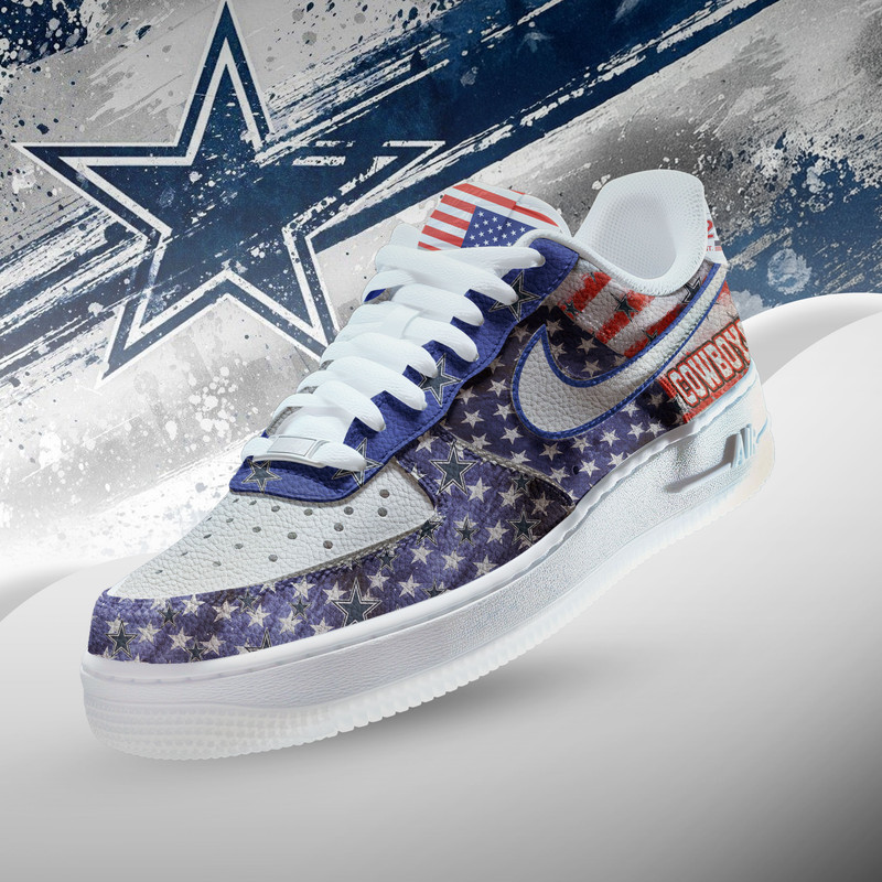 Dallas Cowboys | Premium NFL 250 Years Of America AF1 Shoes HY