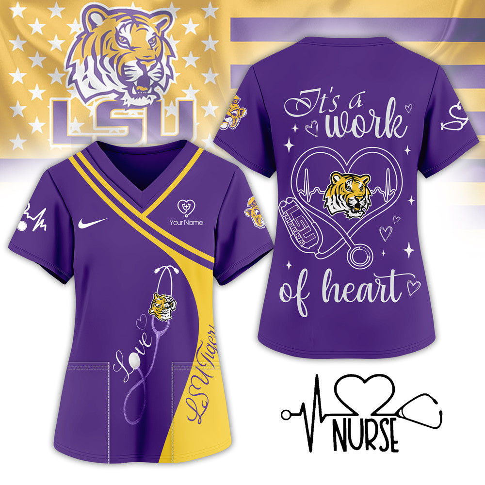 LSU Tigers | Premium NCAA Nurse Pride 3D Shirt NY