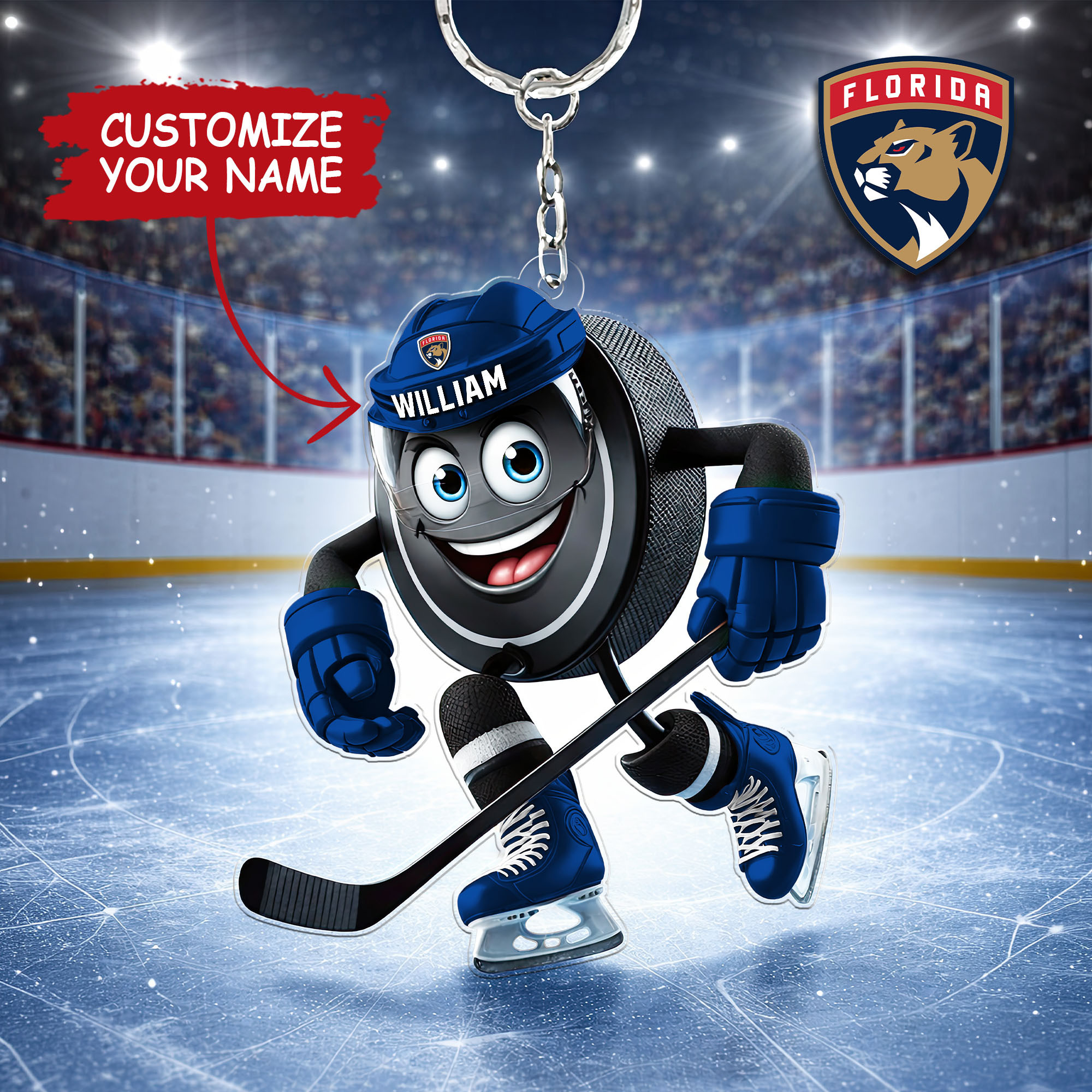 Florida Panthers | Premium NHL Game Day Keychain NY