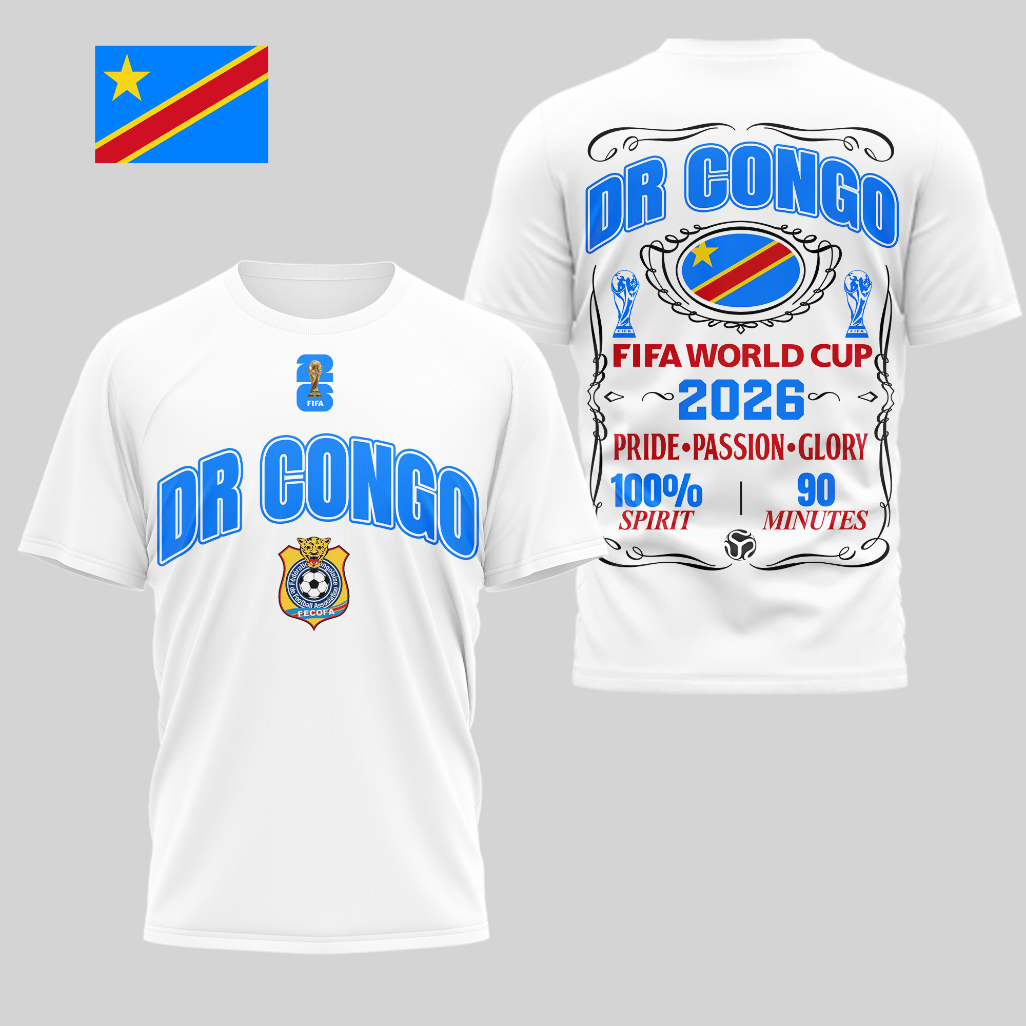 Dr Congo | Premium WC26 Pride Passion Glory 3D Shirt PBP1PF0
