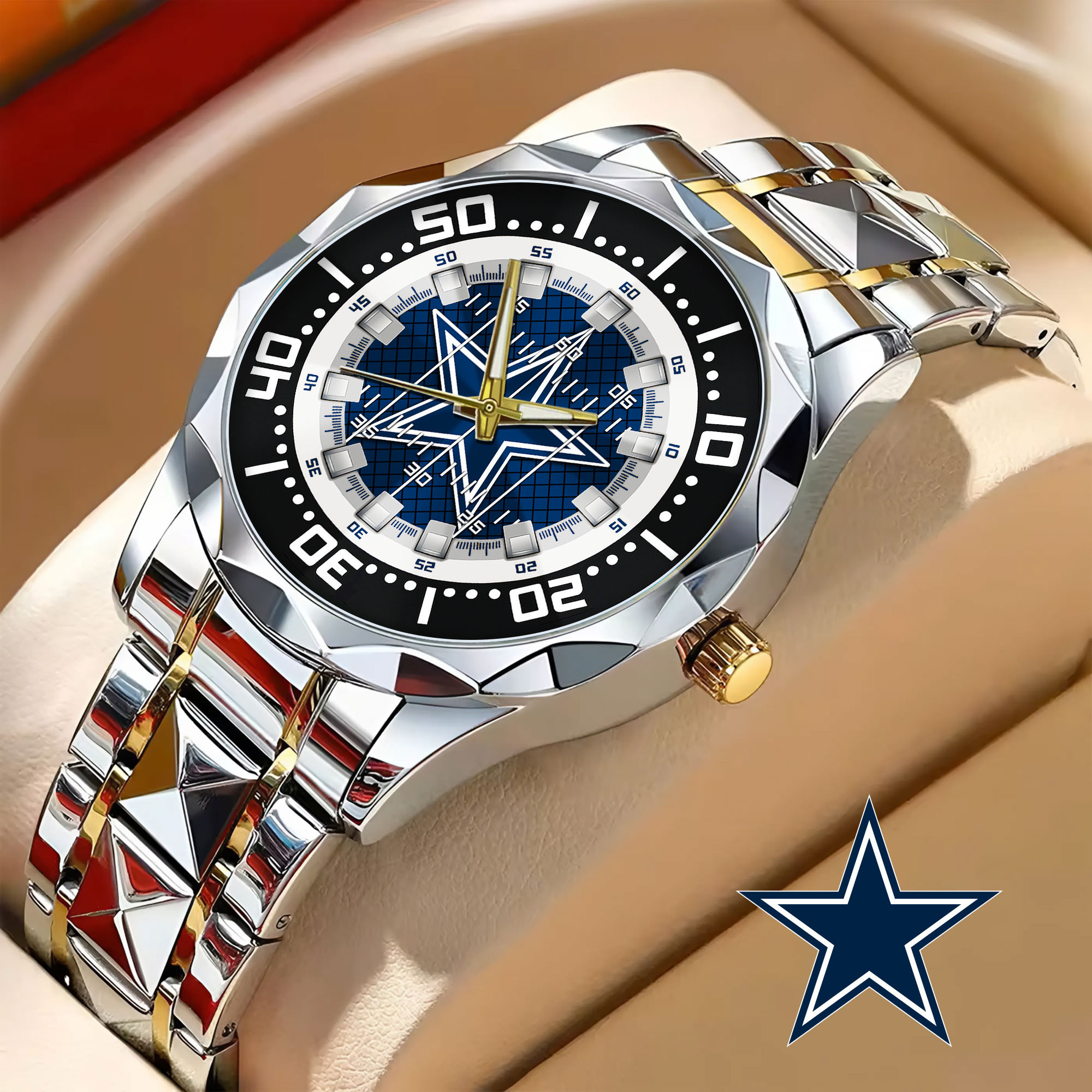 Dallas Cowboys | NFL Camaro Elegant Fashion Design Men Watch TD