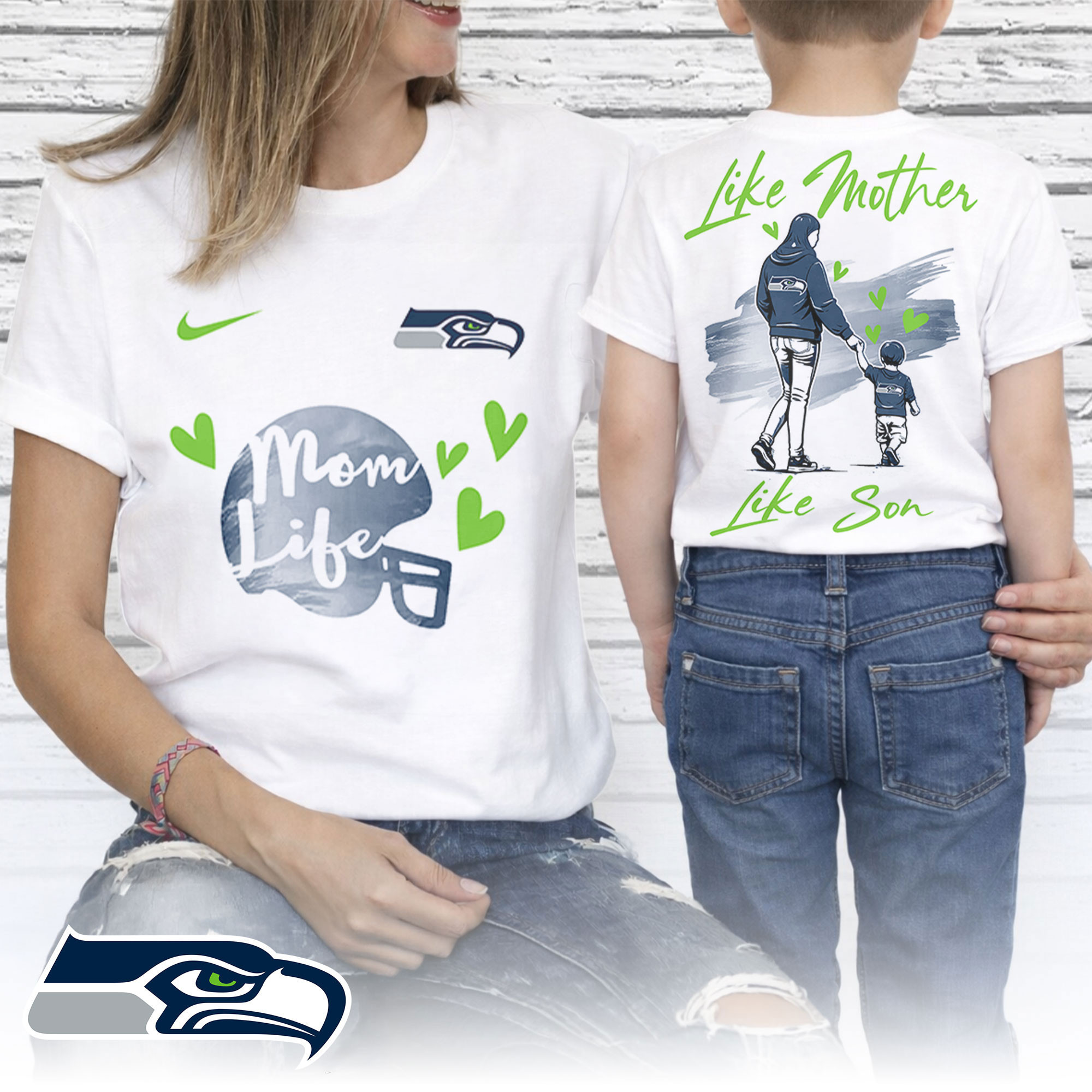 Seattle Seahawks | Premium NFL Like Mother Like Son 3D Shirt NP