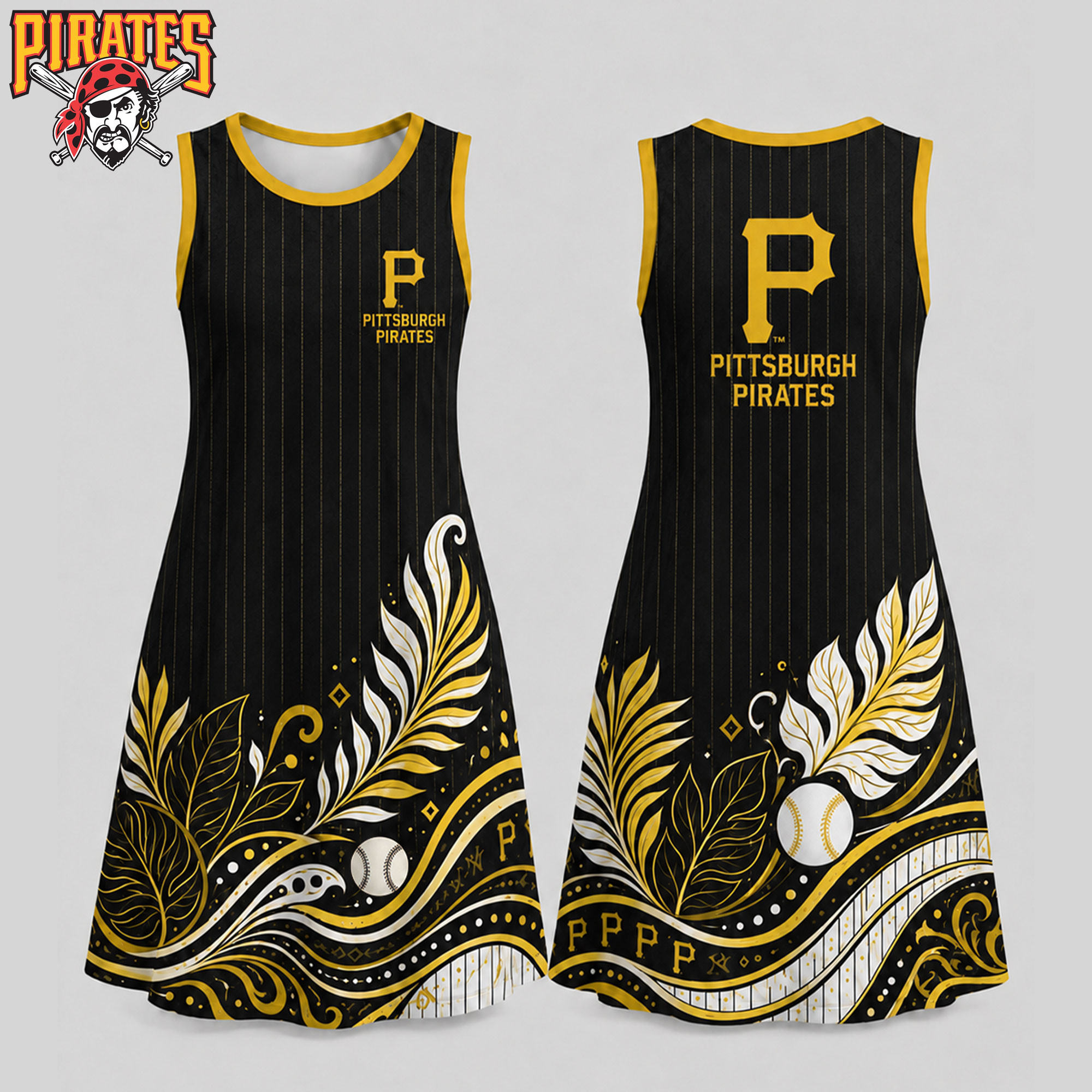 Pittsburgh Pirates | Premium MLB Floral Dress TD