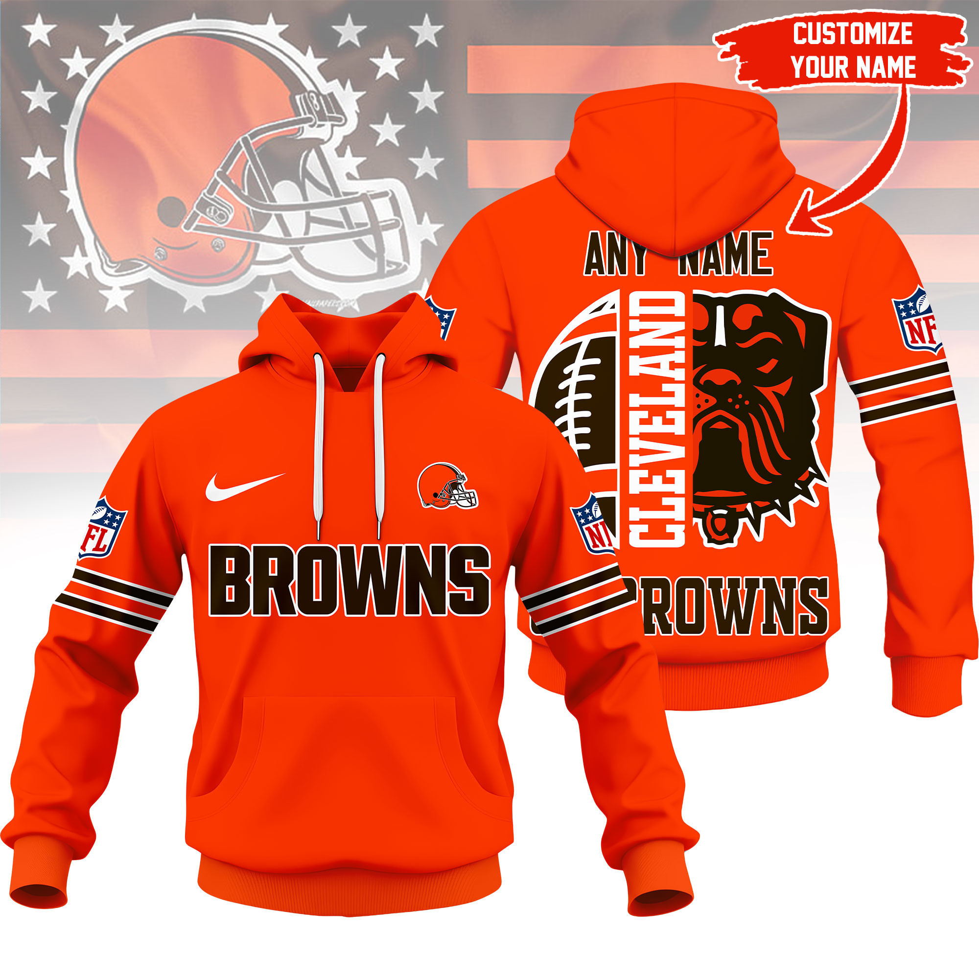 Cleveland Browns | Premium NFL Fan Hoodie NY