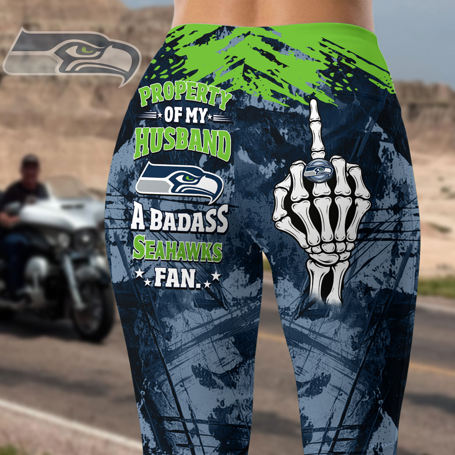 Seattle Seahawks | Premium NFL Fan Wife Stretch Leggings HY