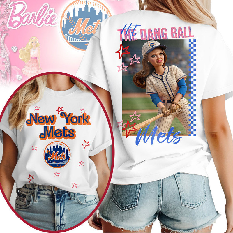 New York Mets | Premium MLB Barbie 3D Shirt HY