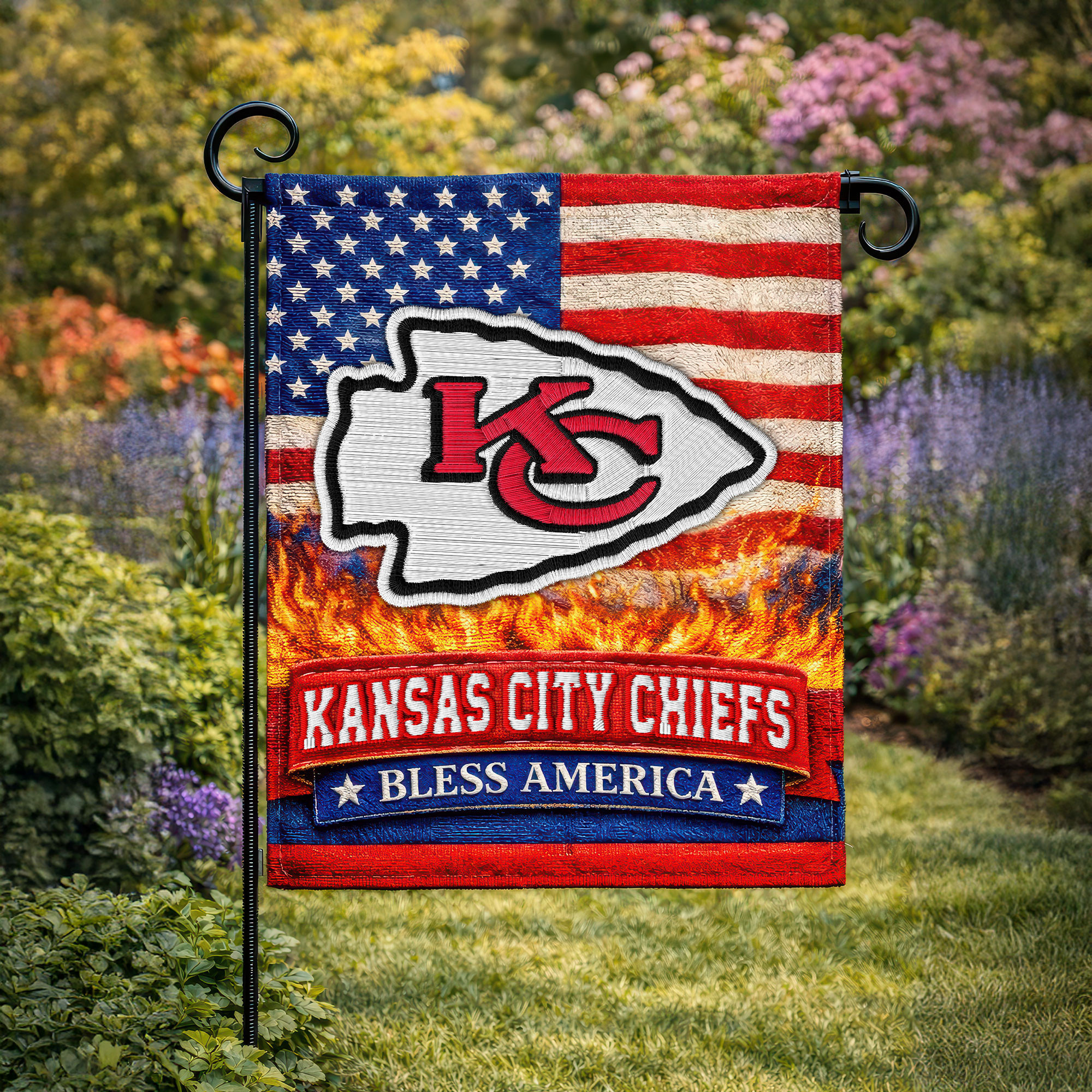 Kansas City Chiefs | Premium NFL 250 Years Of America Freedom Flag NY