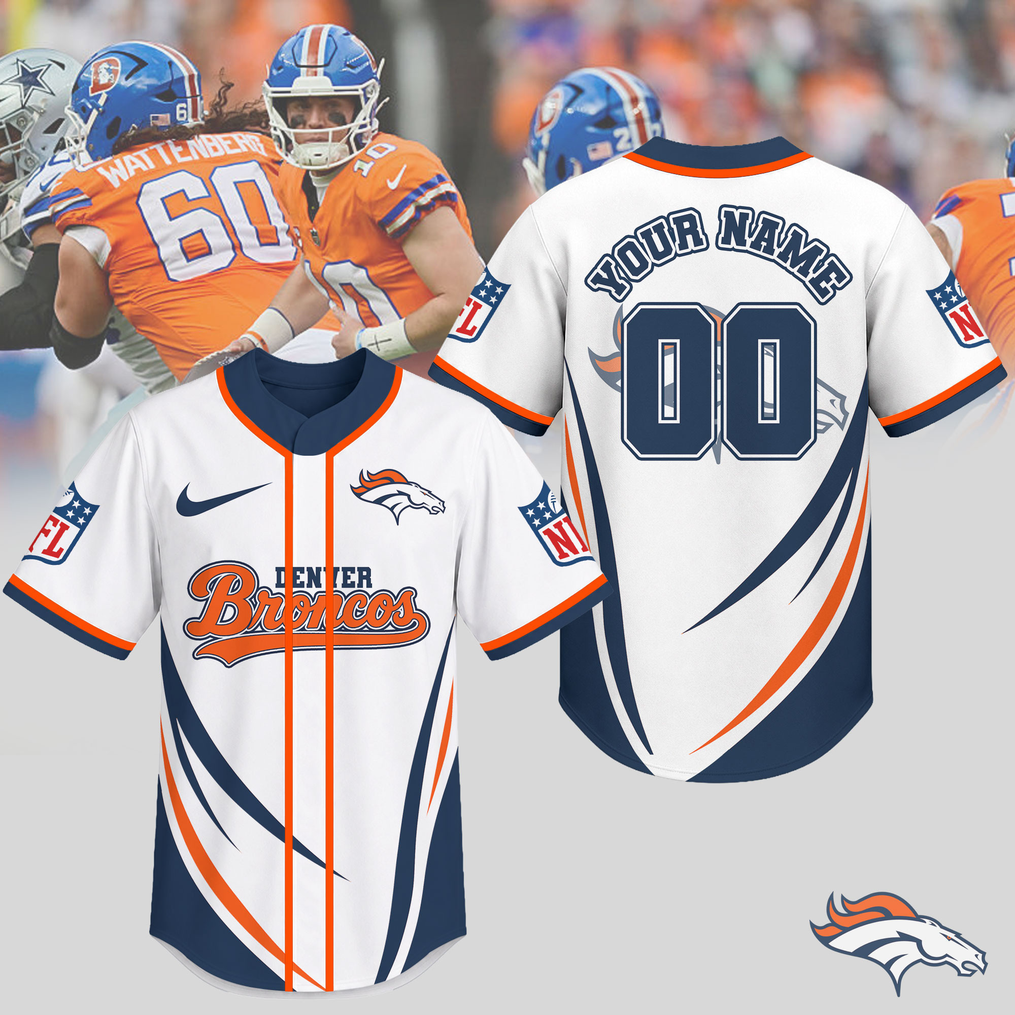Denver Broncos | Premium NFL Game Day Ready Jersey NTH1