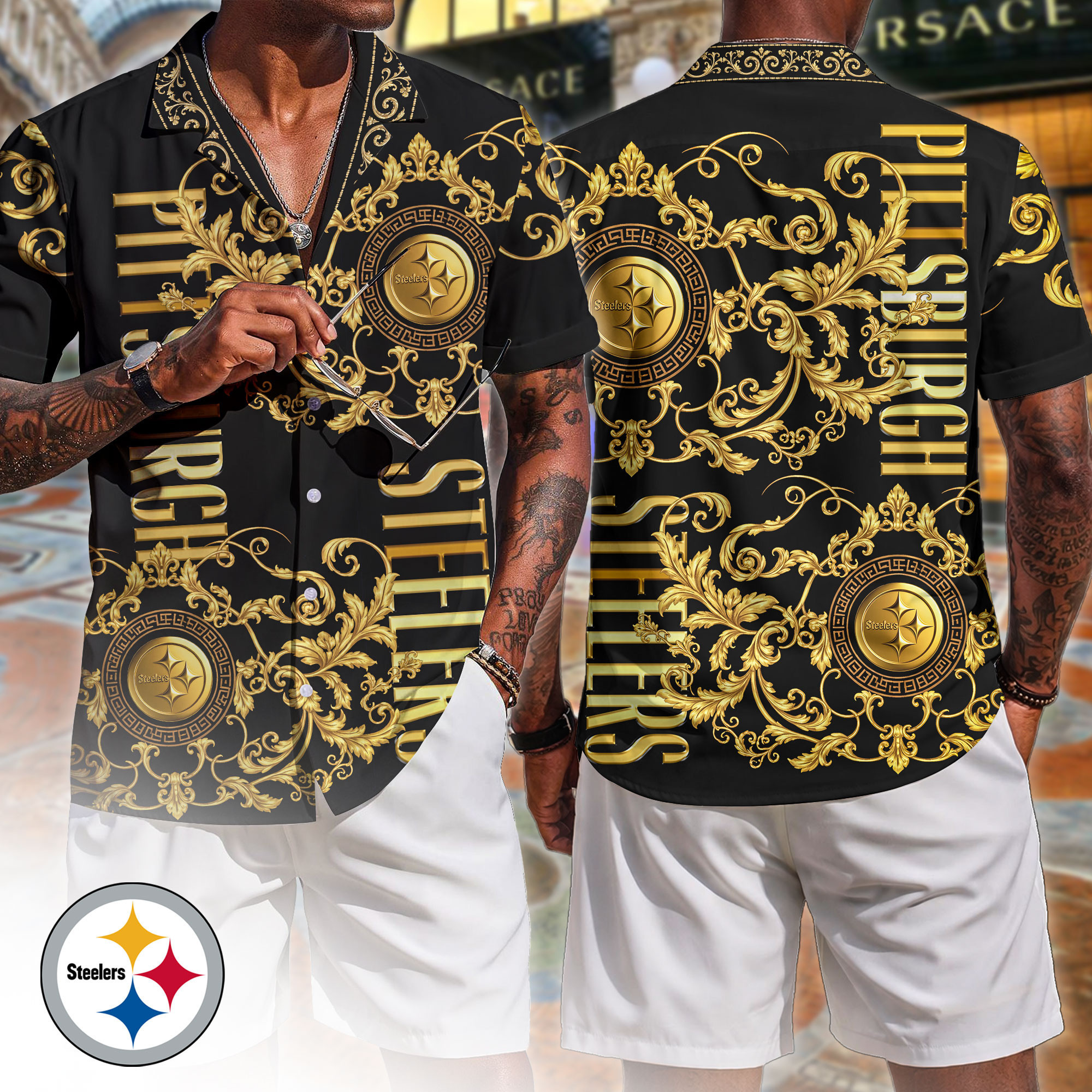 Pittsburgh Steelers | Premium NFL Luxury Hawaiian Shirt HY