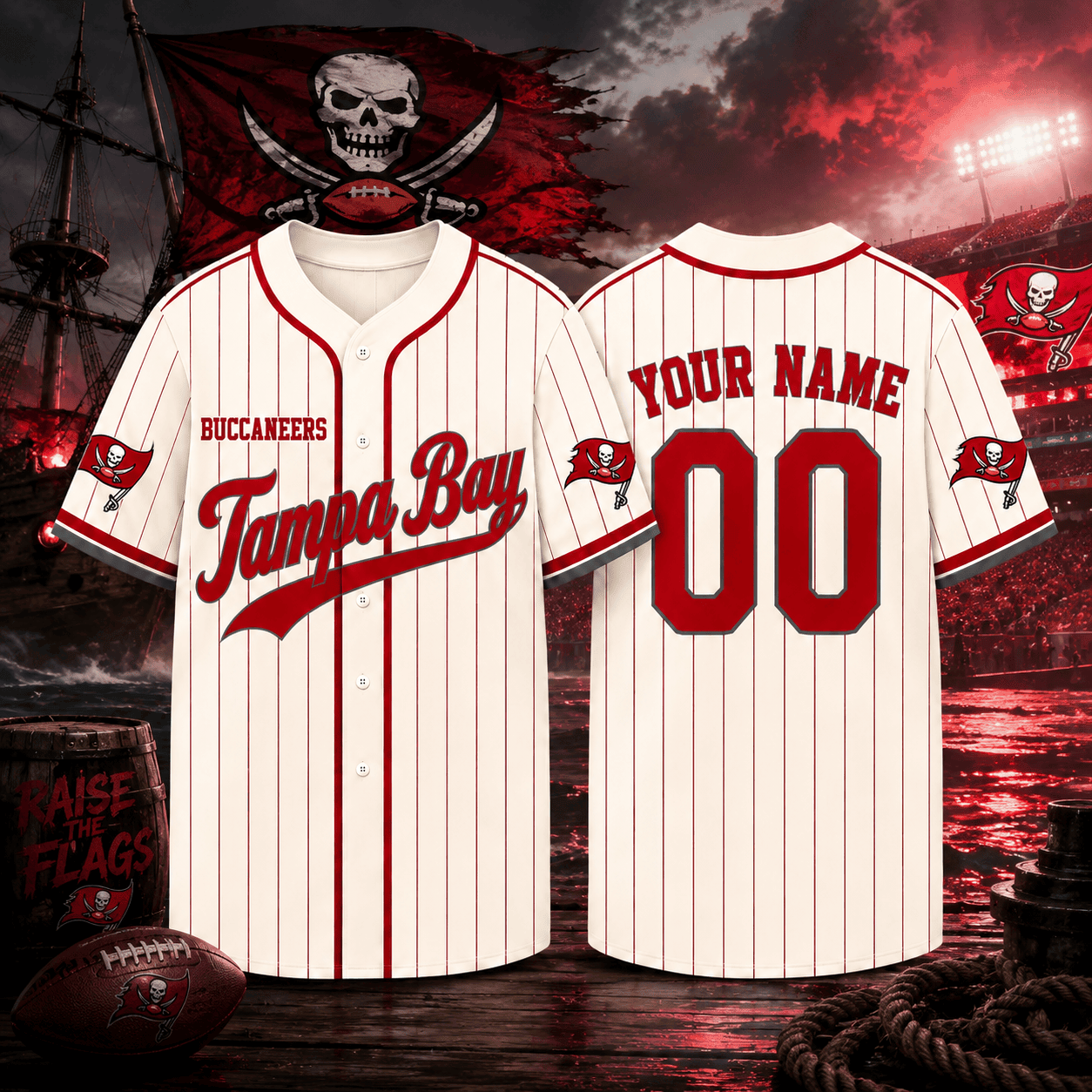 Tampa Bay Buccaneers | Premium NFL Personalized Game Day Jersey NNK