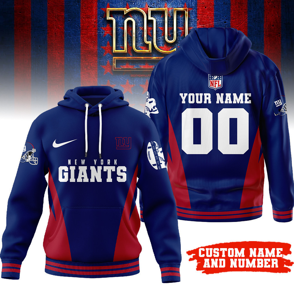 New York Giants | Premium NFL Personalized Fan Hoodie TD