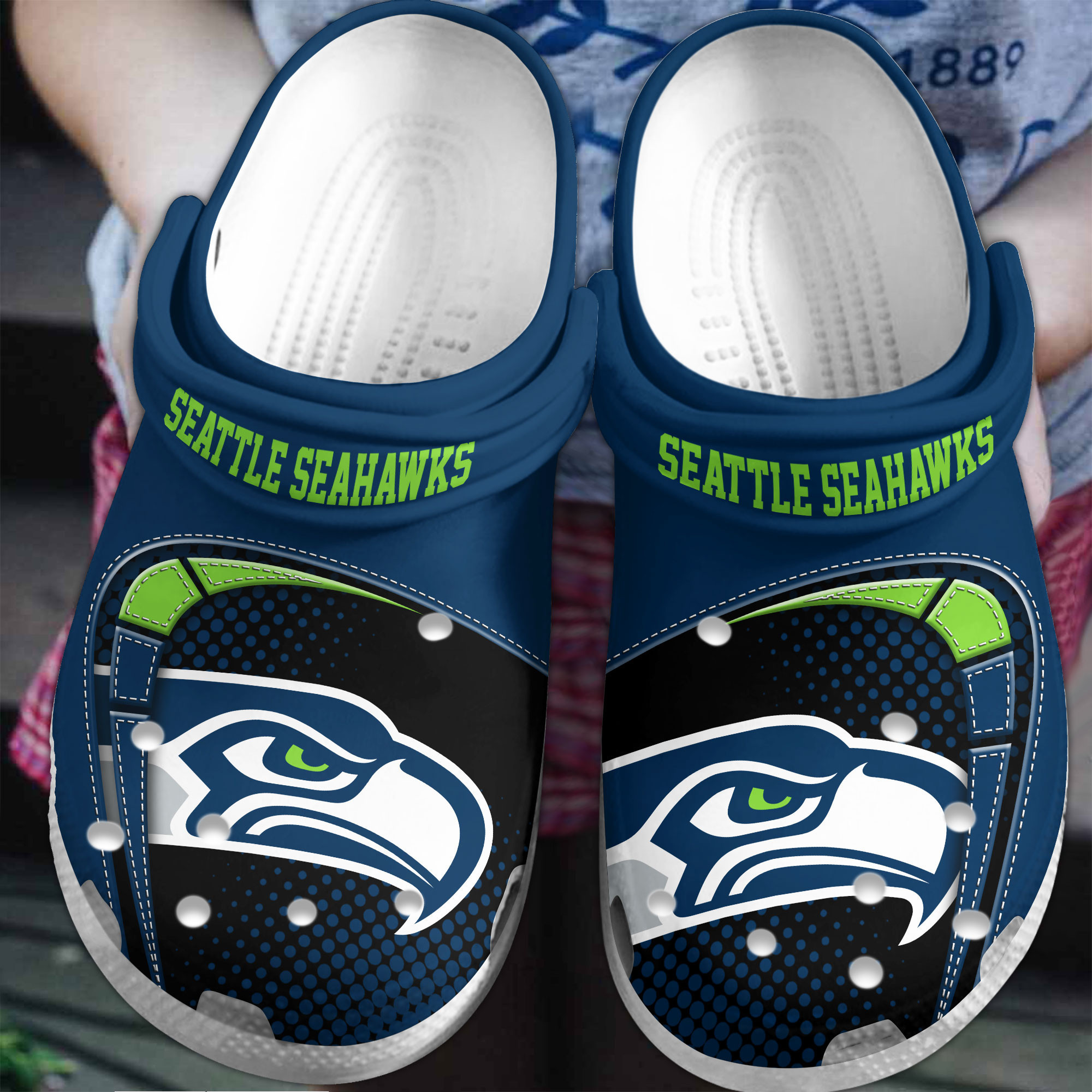 Seattle Seahawks | Premium NFL Crocs Shoes NY