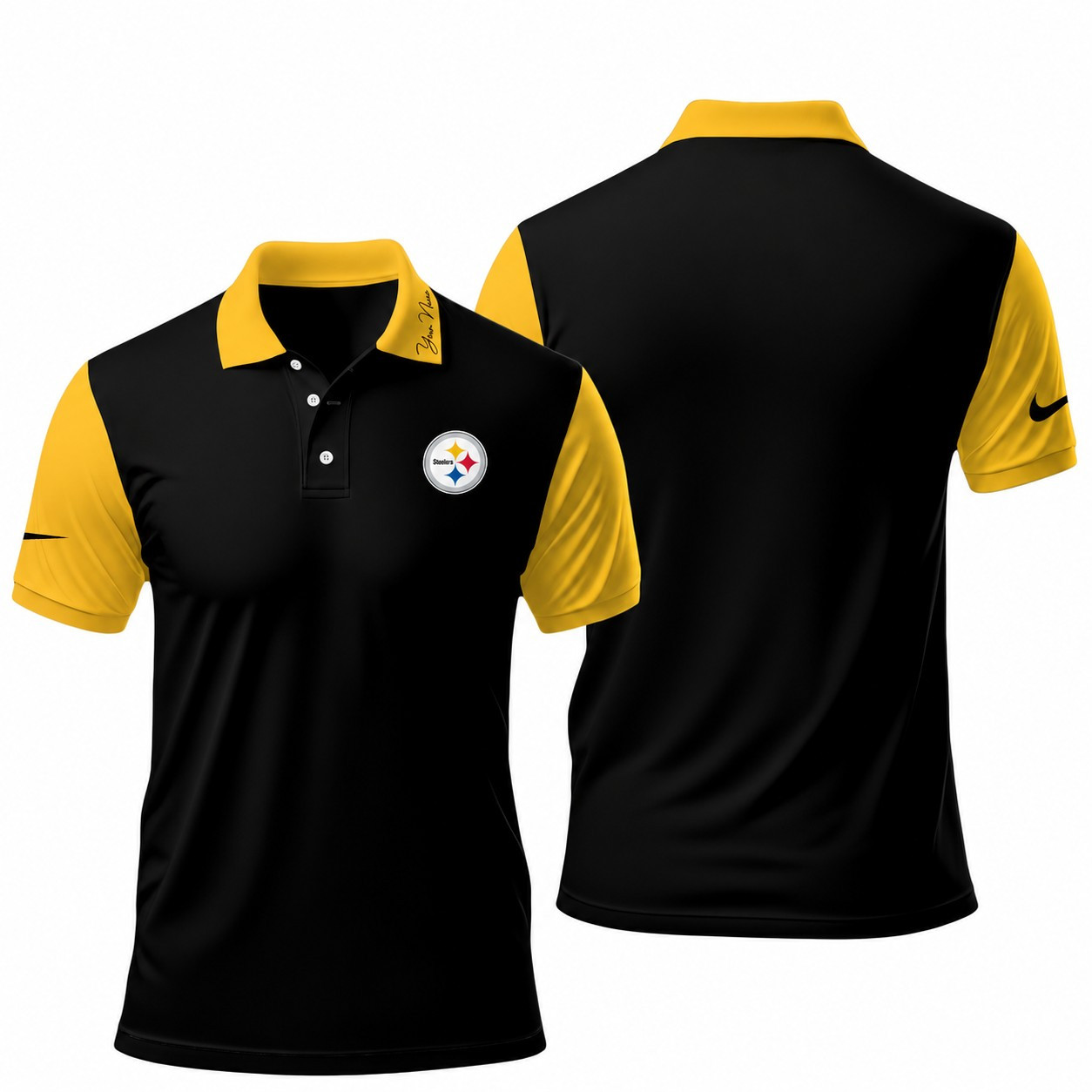 Pittsburgh Steelers | Premium NFL Touchdown Custom Polo NTH1