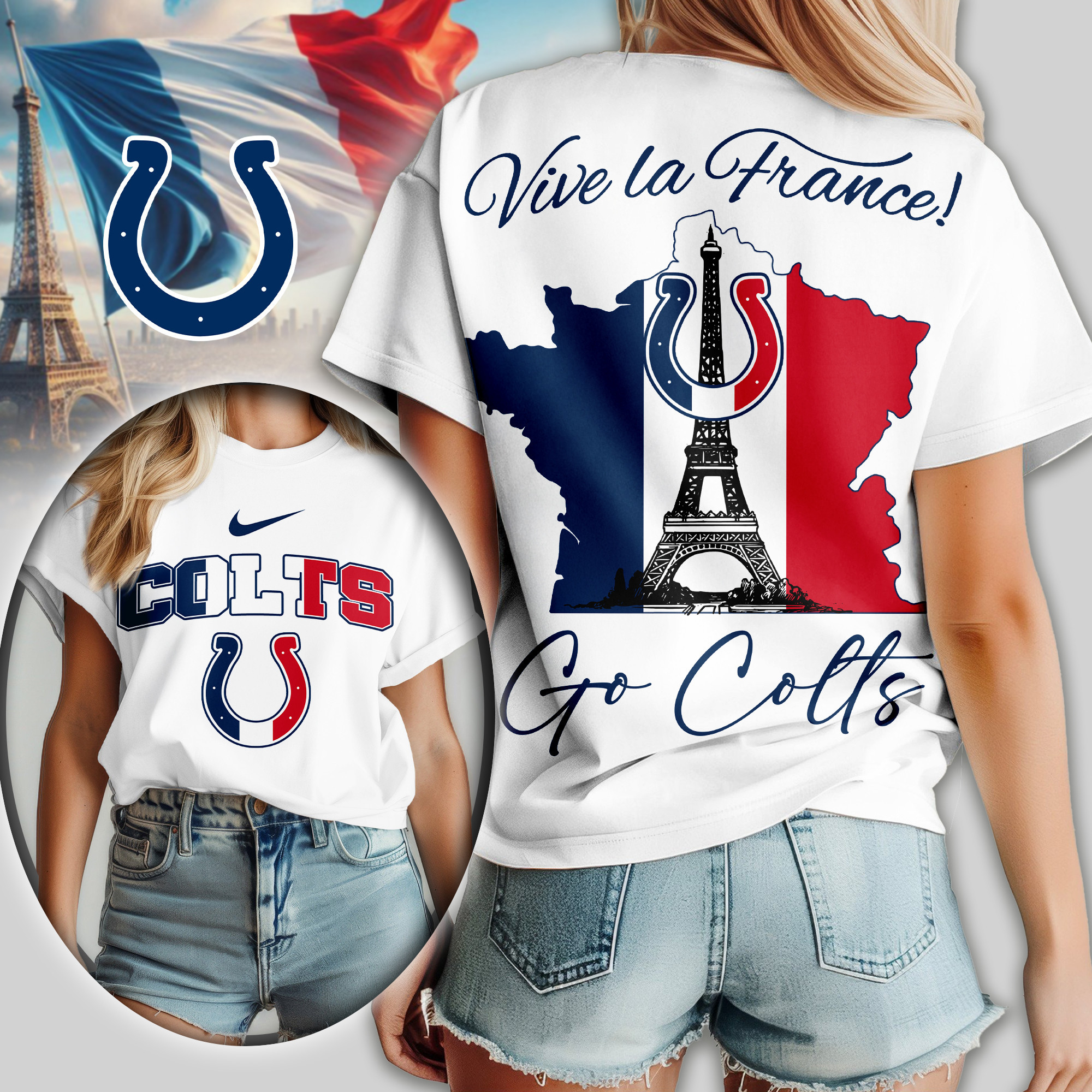 Indianapolis Colts | Premium NFL France Women Shirt TD
