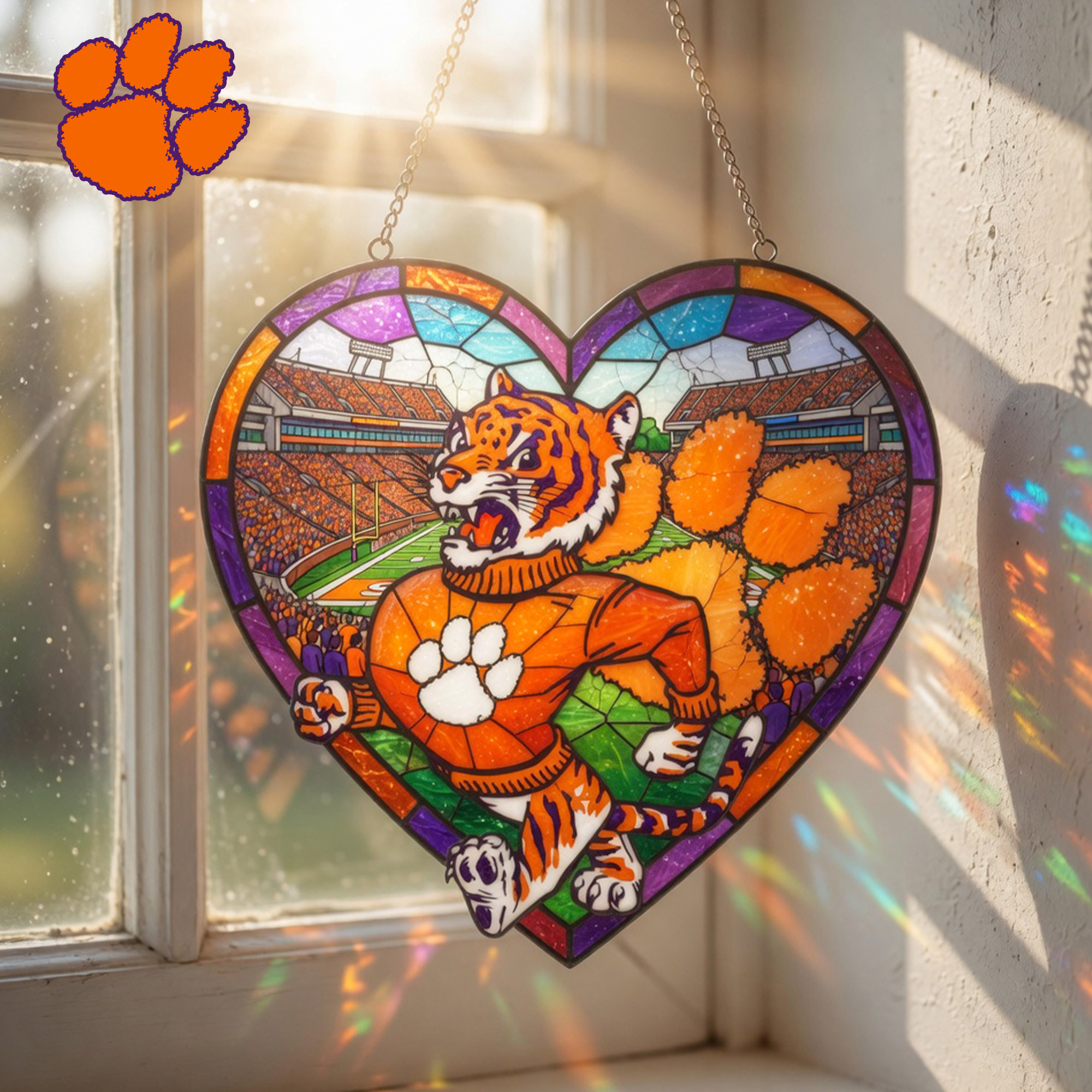 Clemson Tigers | Premium NCAA Game Day Suncatcher NY