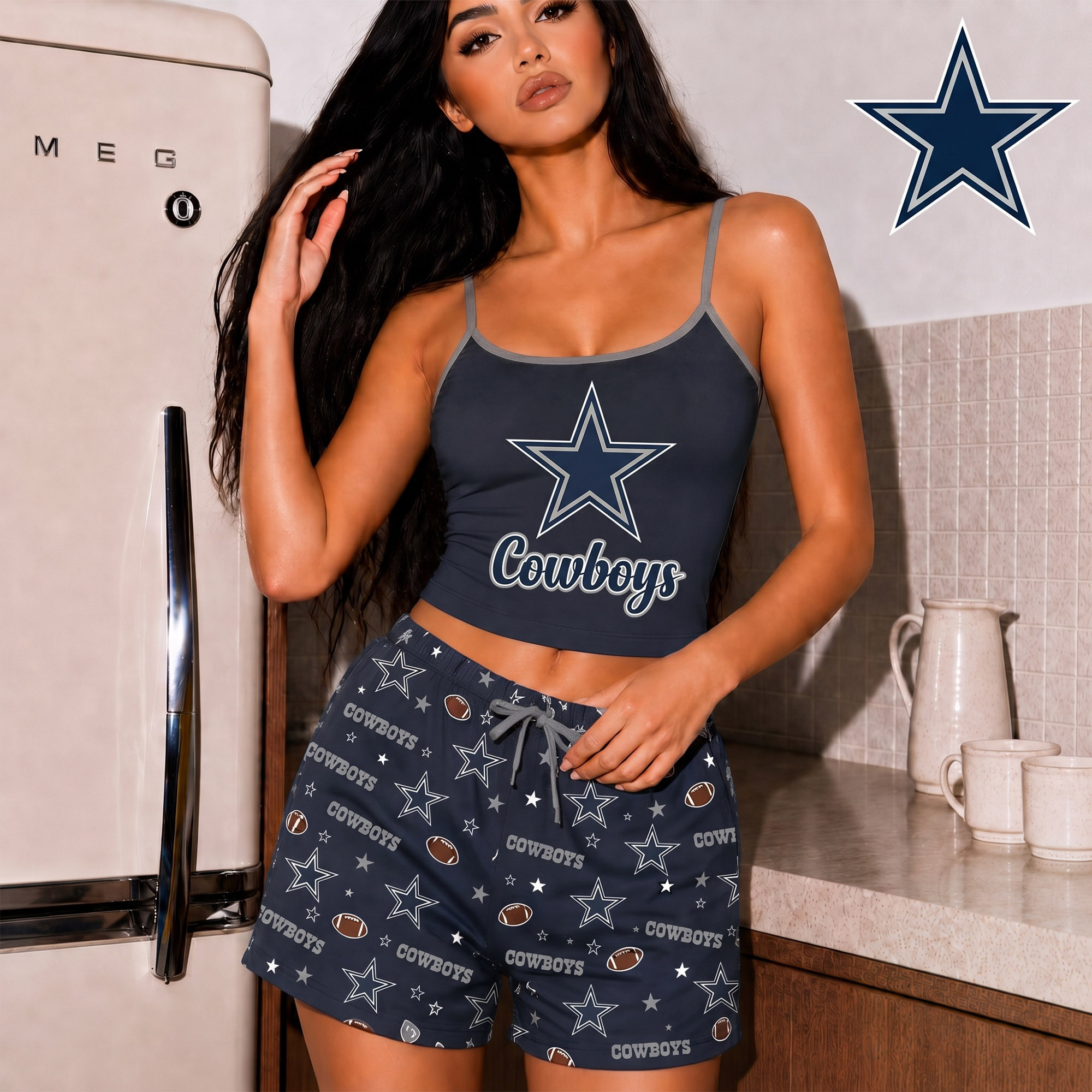 Dallas Cowboys | Premium NFL Shorts & Camisole Sleepwear Set NY