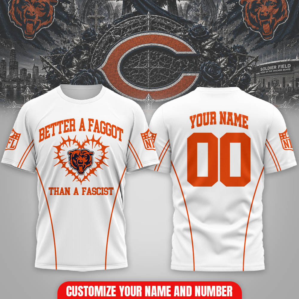 Chicago Bears | Premium NFL Love Wins Team 3D Shirt NTH1