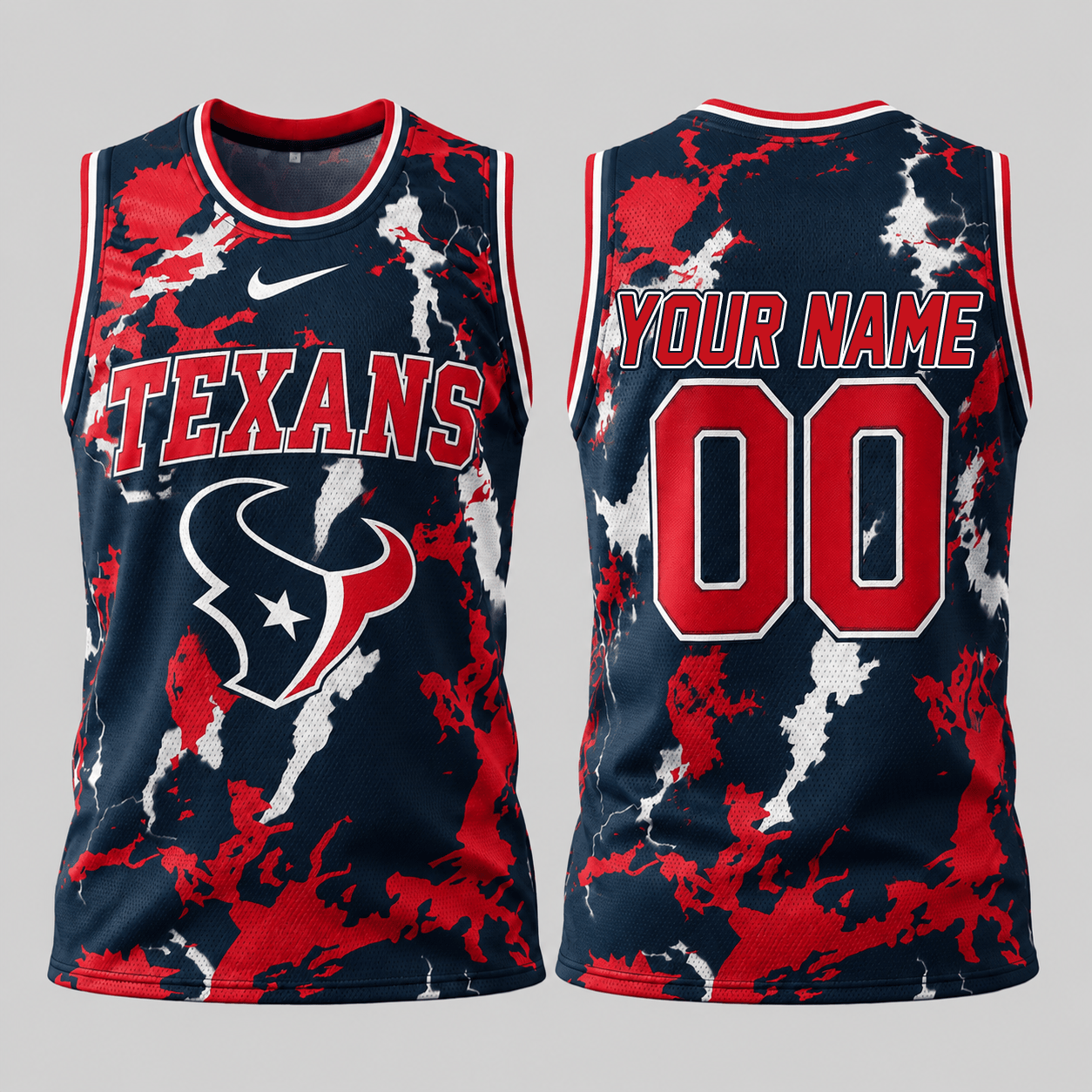 Houston Texans | Premium NFL Paint Splash Performance Tank Top TD