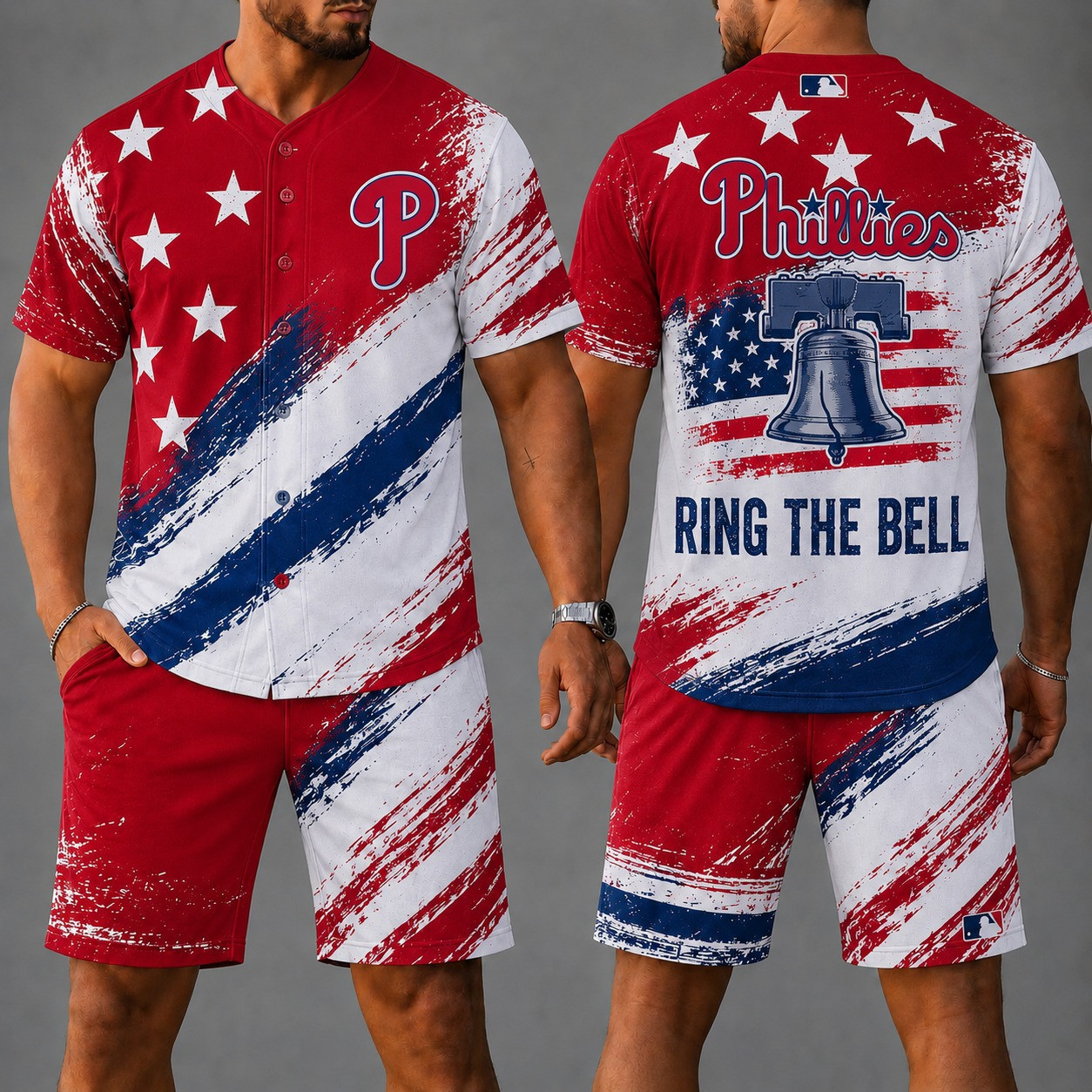 Philadelphia Phillies | Premium MLB Star Spirit Jersey Shorts Set