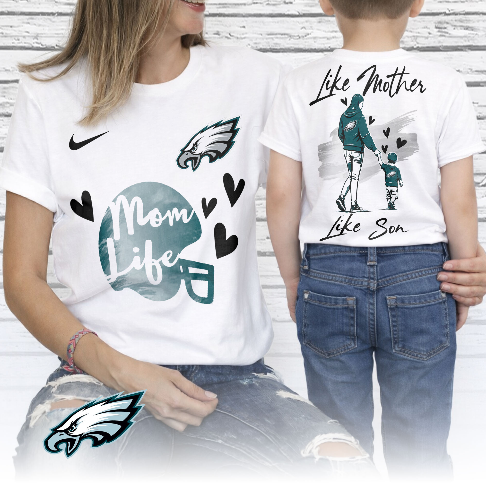 Philadelphia Eagles | Premium NFL Like Mother Like Son 3D Shirt NP