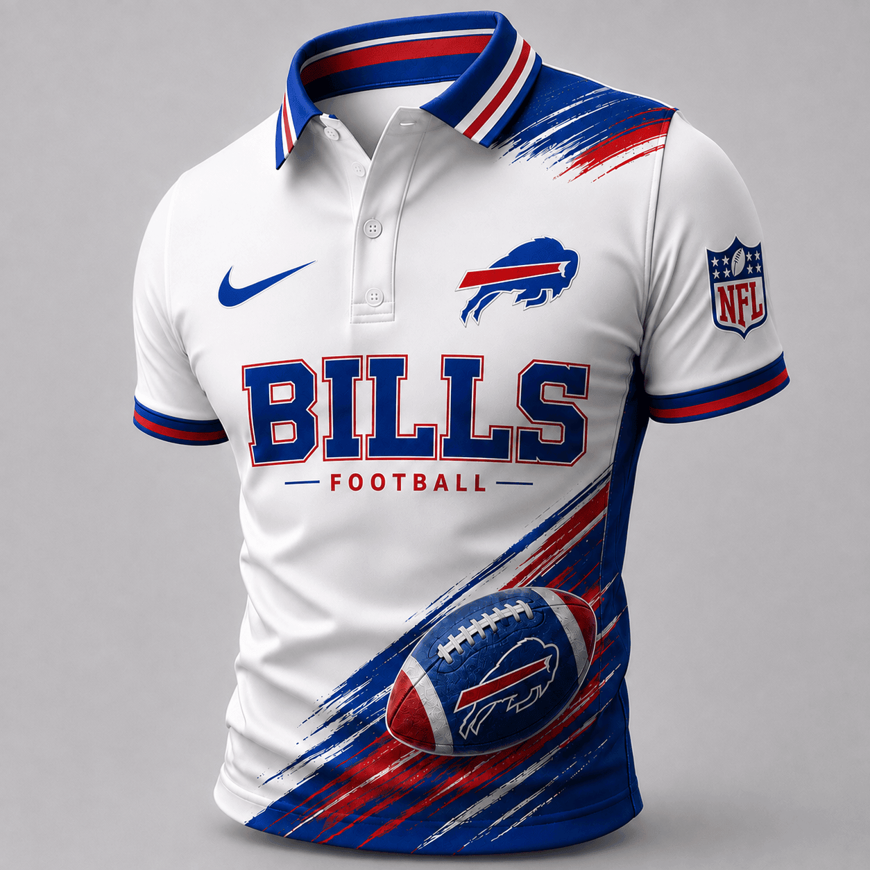 Buffalo Bills | Premium NFL Dynamic Gridiron Style Polo TD
