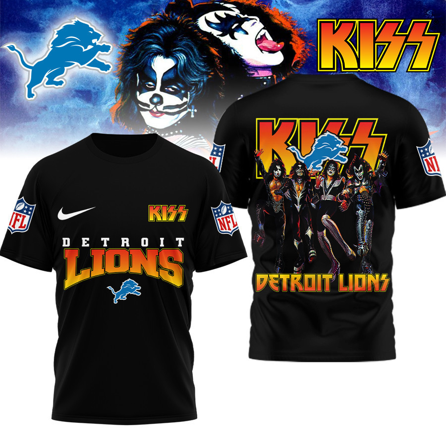 Detroit Lions | Premium NFL Kiss Band 3D Shirt TD