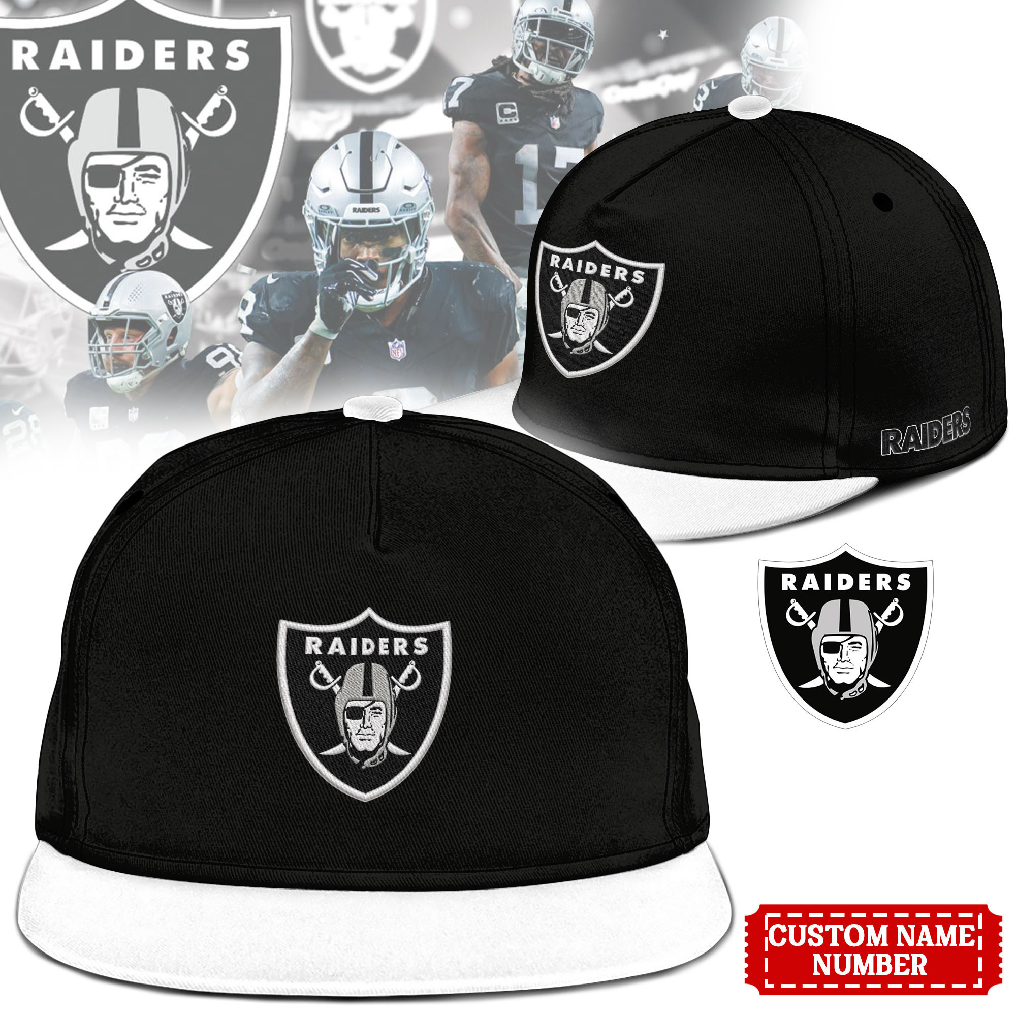 Las Vegas Raiders | Premium NFL Heritage Cap NTH1