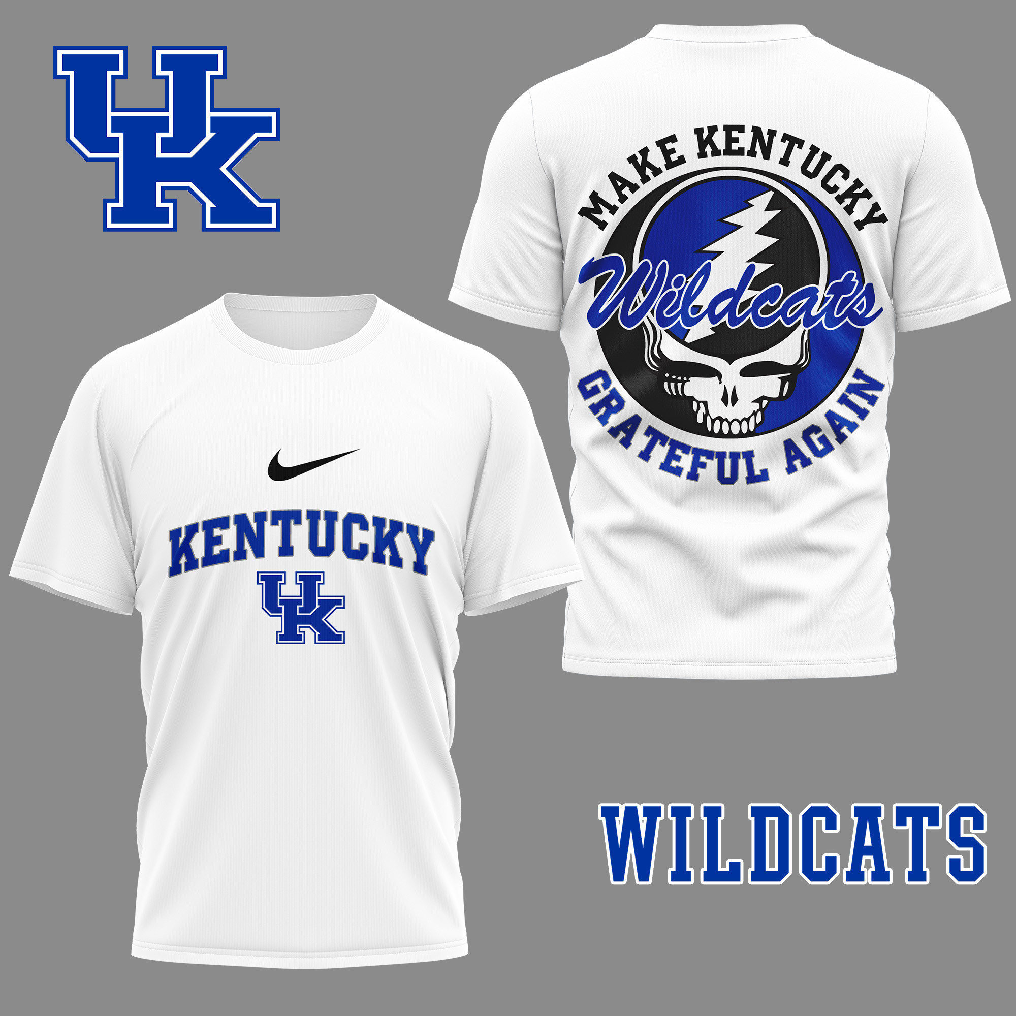 Kentucky Wildcats | Premium NCAA Grateful Game Day 3D Shirt NY