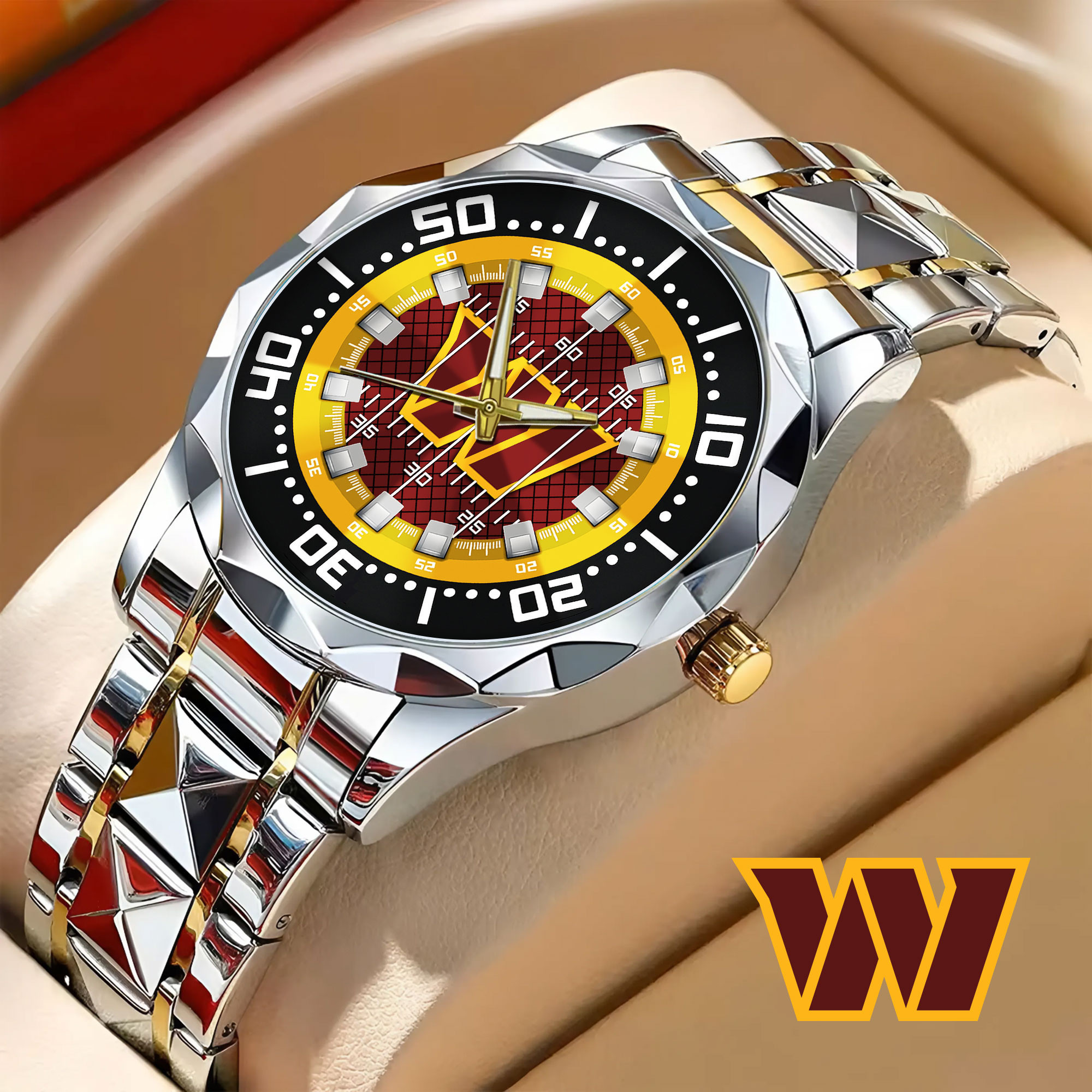 Washington Commanders | NFL Camaro Elegant Fashion Design Men Watch TD