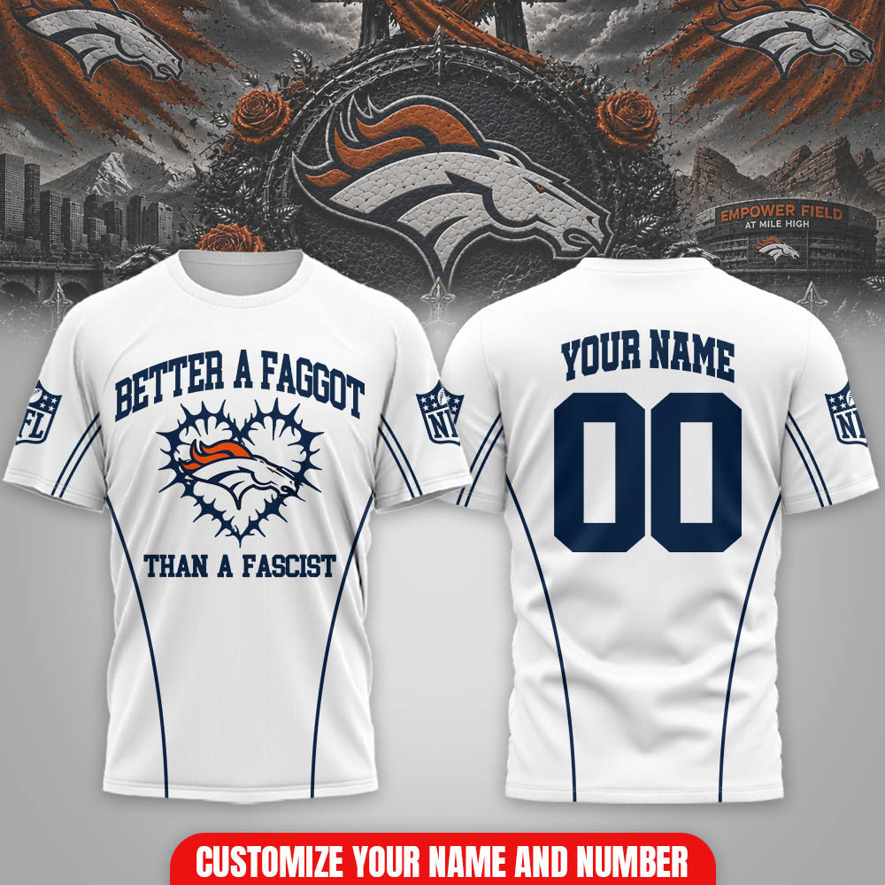 Denver Broncos | Premium NFL Love Wins Team 3D Shirt NTH1