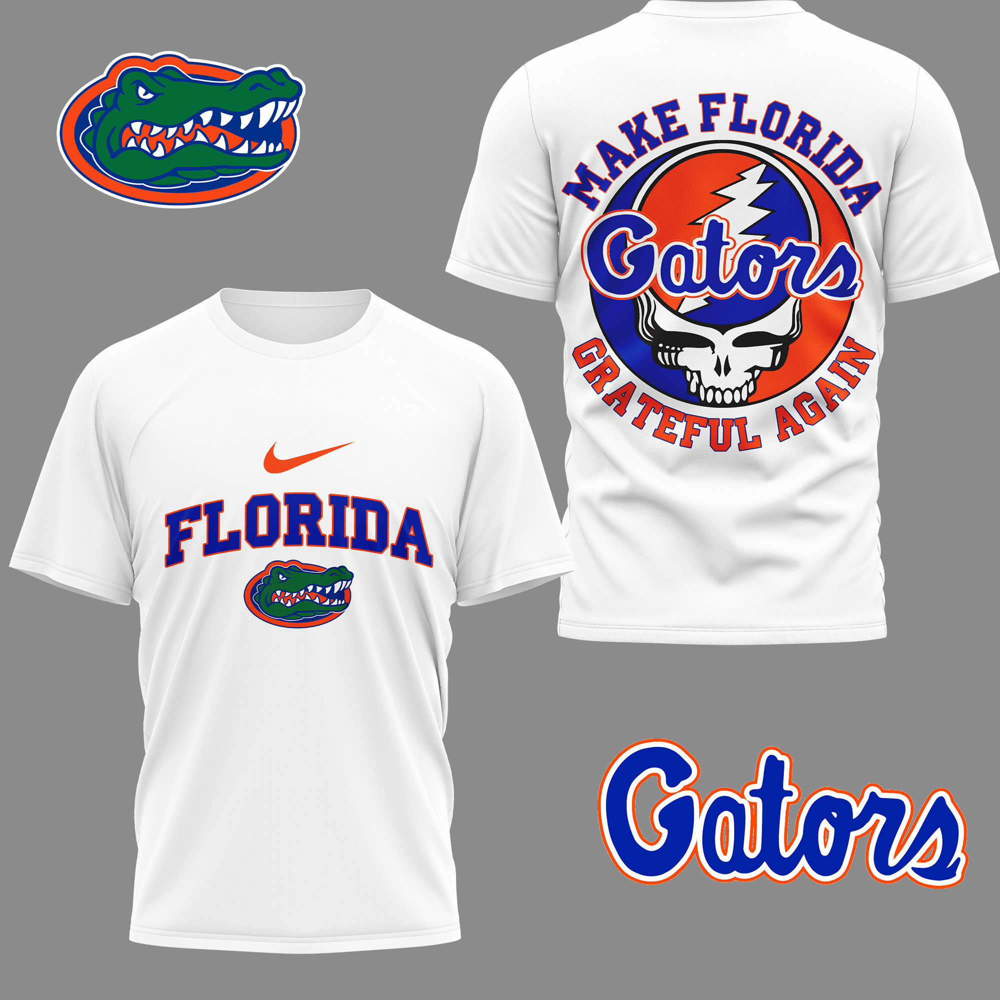 Florida Gators | Premium NCAA Grateful Game Day 3D Shirt NY