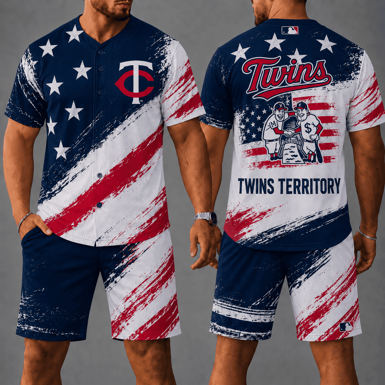 Minnesota Twins | Premium MLB Star Spirit Jersey Shorts Set