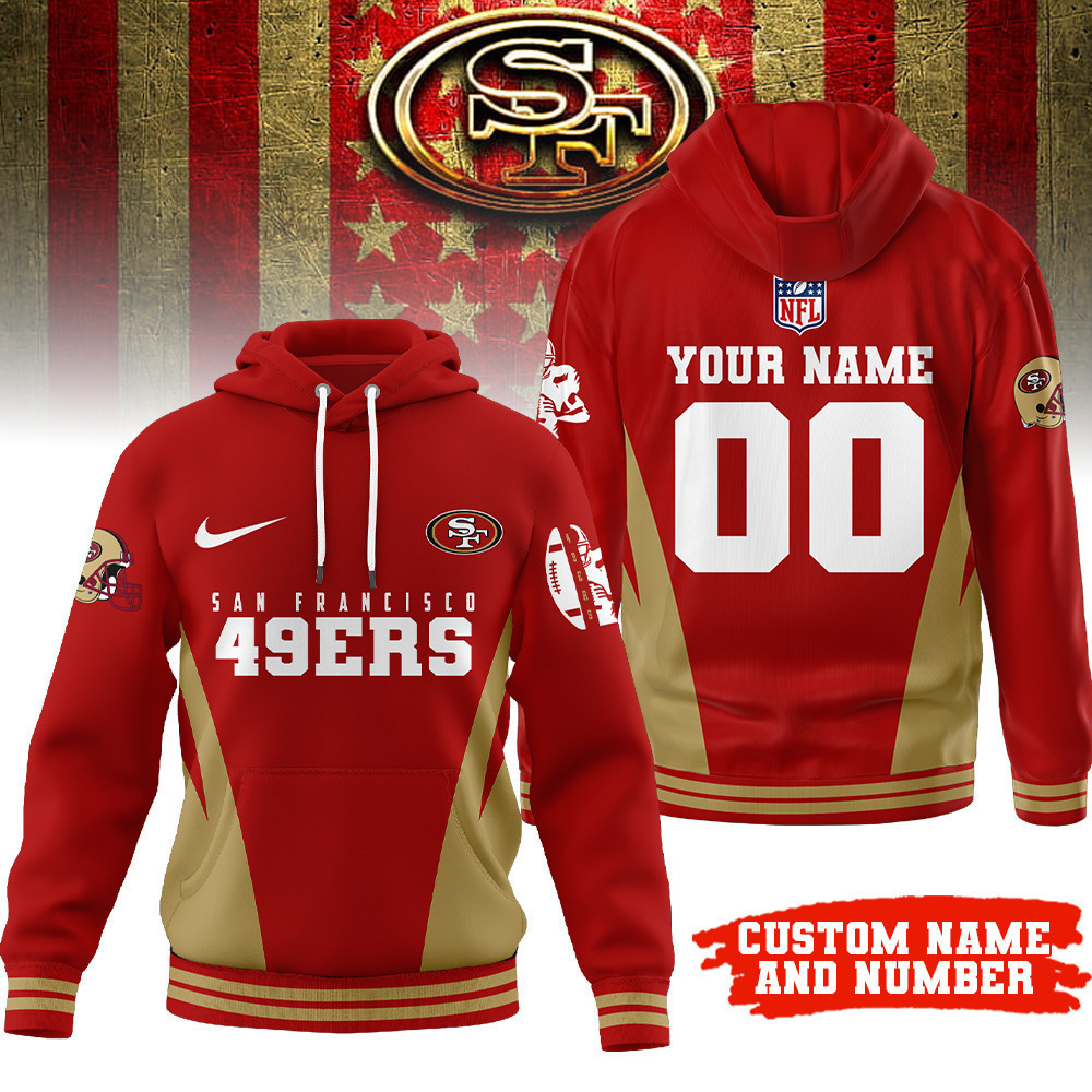 San Francisco 49ers | Premium NFL Personalized Fan Hoodie TD
