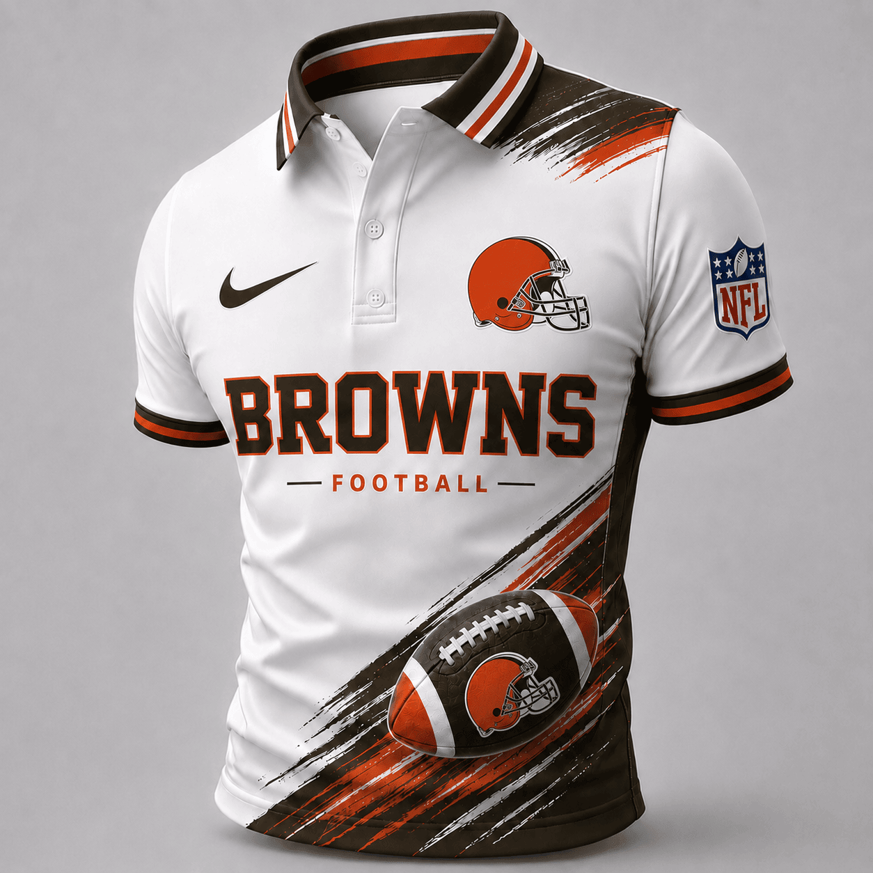 Cleveland Browns | Premium NFL Dynamic Gridiron Style Polo TD