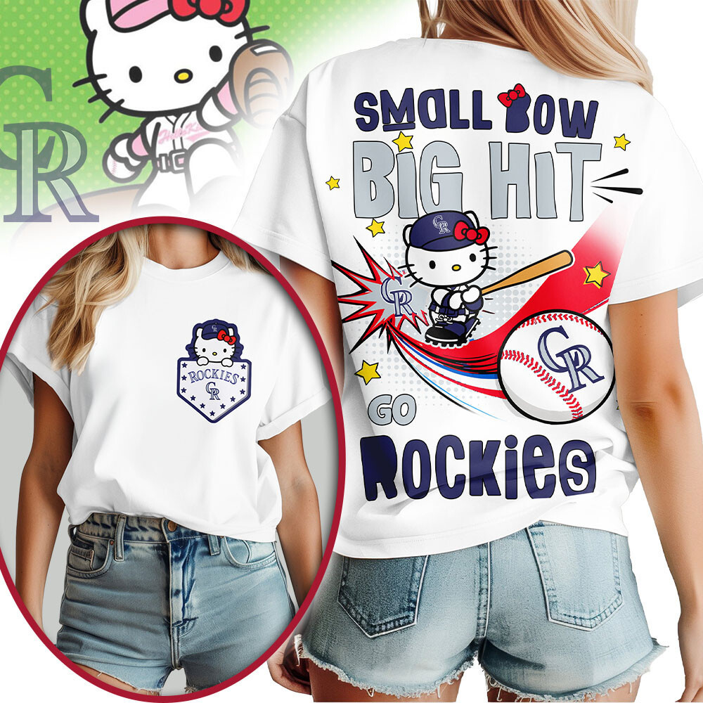 Colorado Rockies | Premium MLB Hello Kitty Women Shirt HY